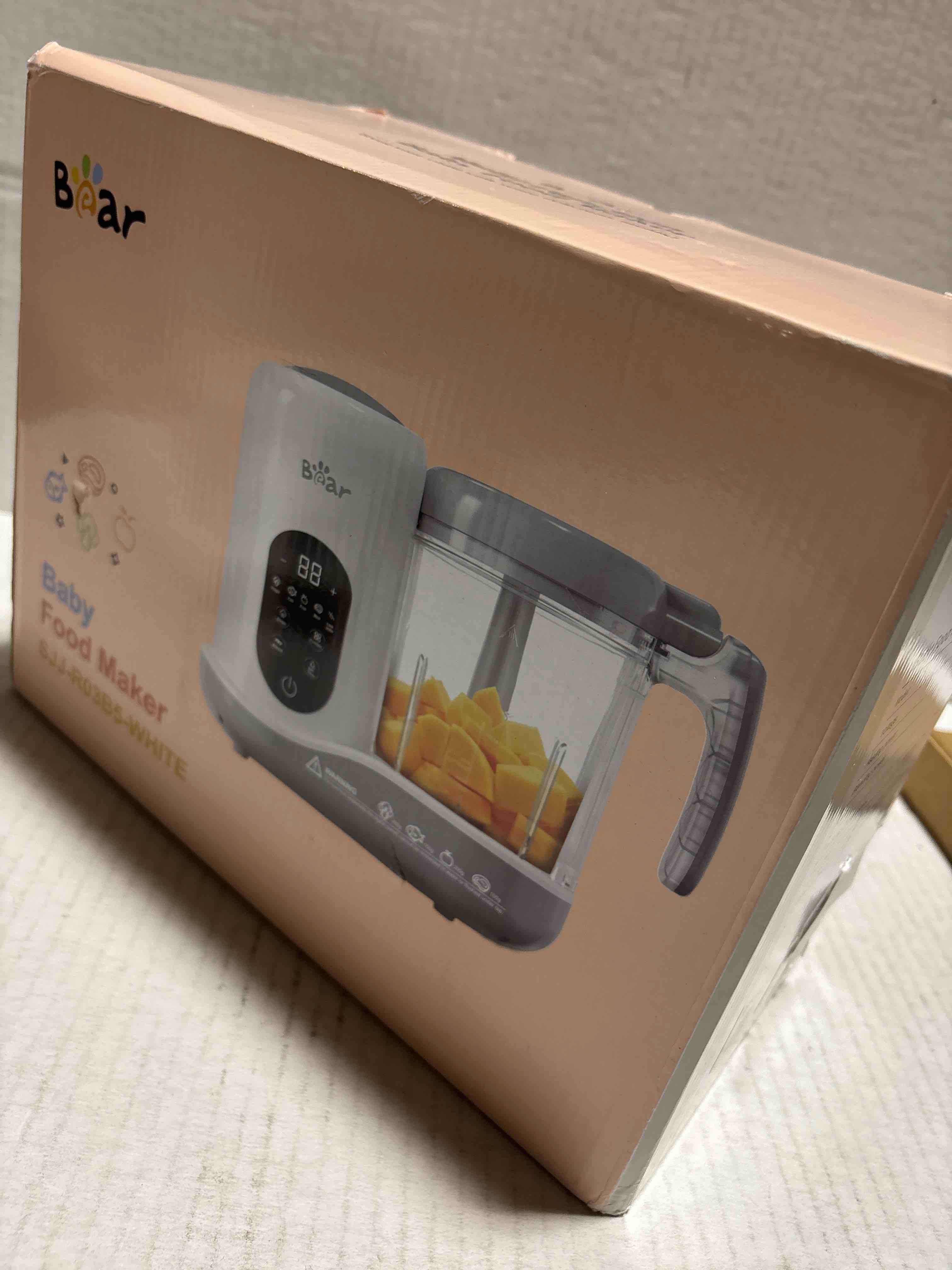 Condition photo showing New/Like New for BEAR 2024 Baby Food Maker | One Step Baby Food Processor Steamer Puree Blender | Auto Cooking & Grinding | Baby Food Puree Maker with Self Cleans | Touch Screen Control, White