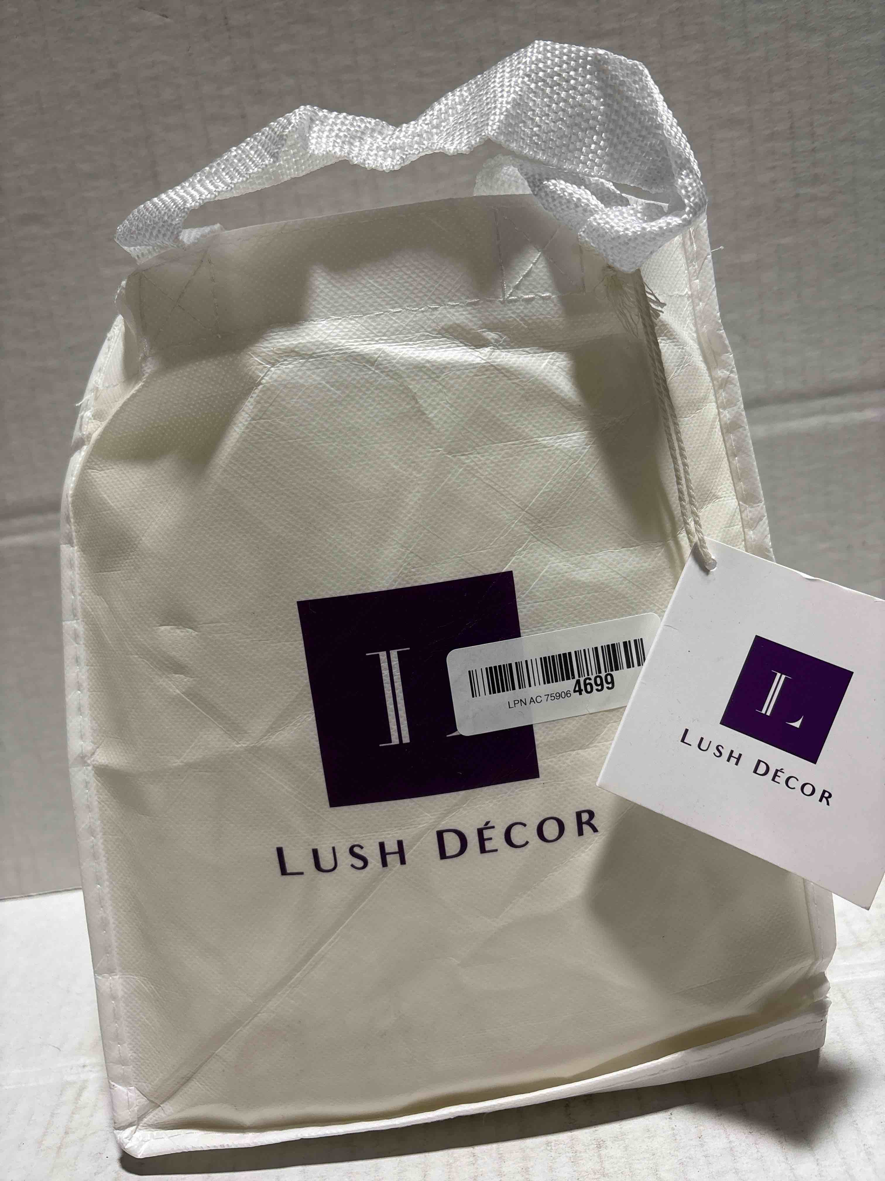 Condition photo showing New/Like New for Lush Decor Ruched Ruffle Elastic Easy Wrap Around Bed Skirt Single Twin/Twin XL/Full Ivory - Twin Bed Skirt - Dust Ruffle - Cream Bedskirts Twin/Twin-XL/Full Ivory