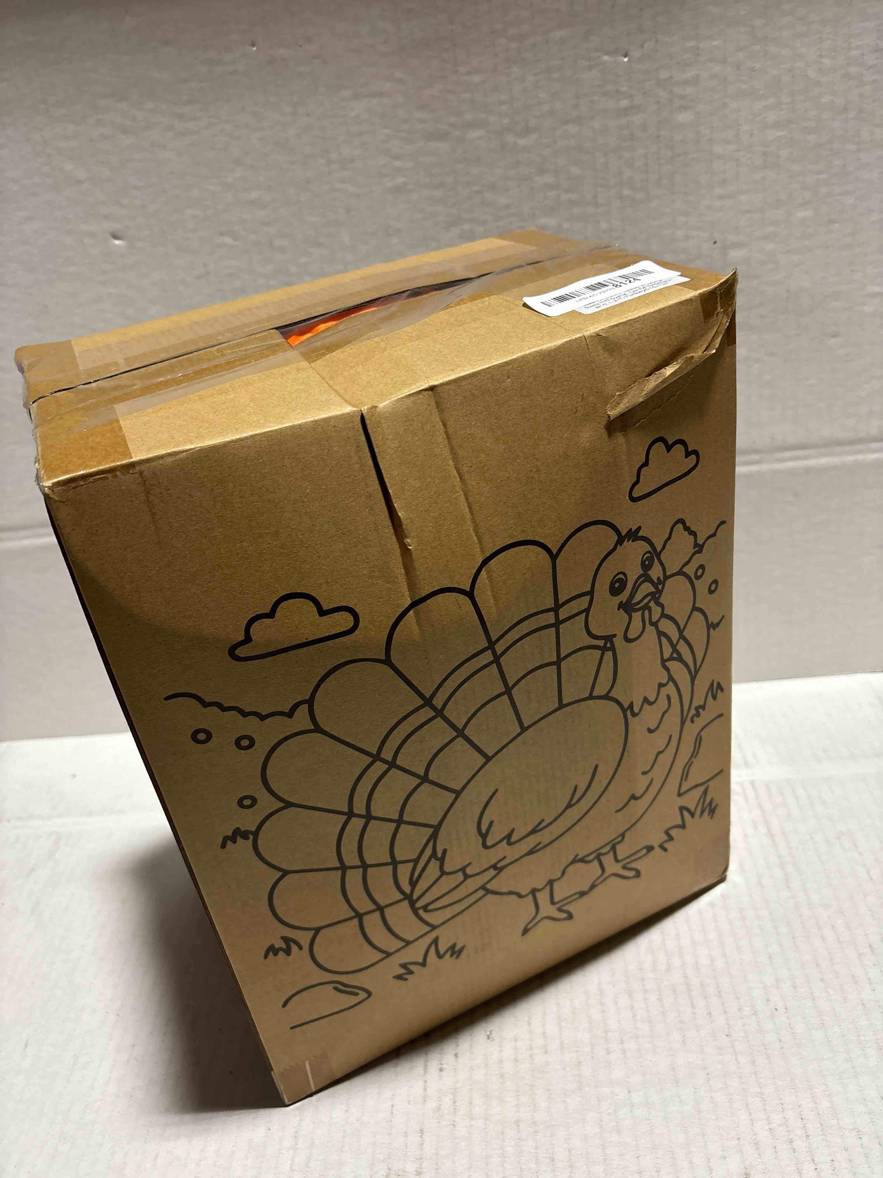 Condition photo showing New/Like New for Danxilu 12 FT Giant Inflatable Turkey Thanksgiving Outdoor Decorations, Thanksgiving Inflatables with Street Signs Blow up Yard Decoration Built-in LED Lights for Garden Lawn Fall Holiday Decor 12FT Turkey