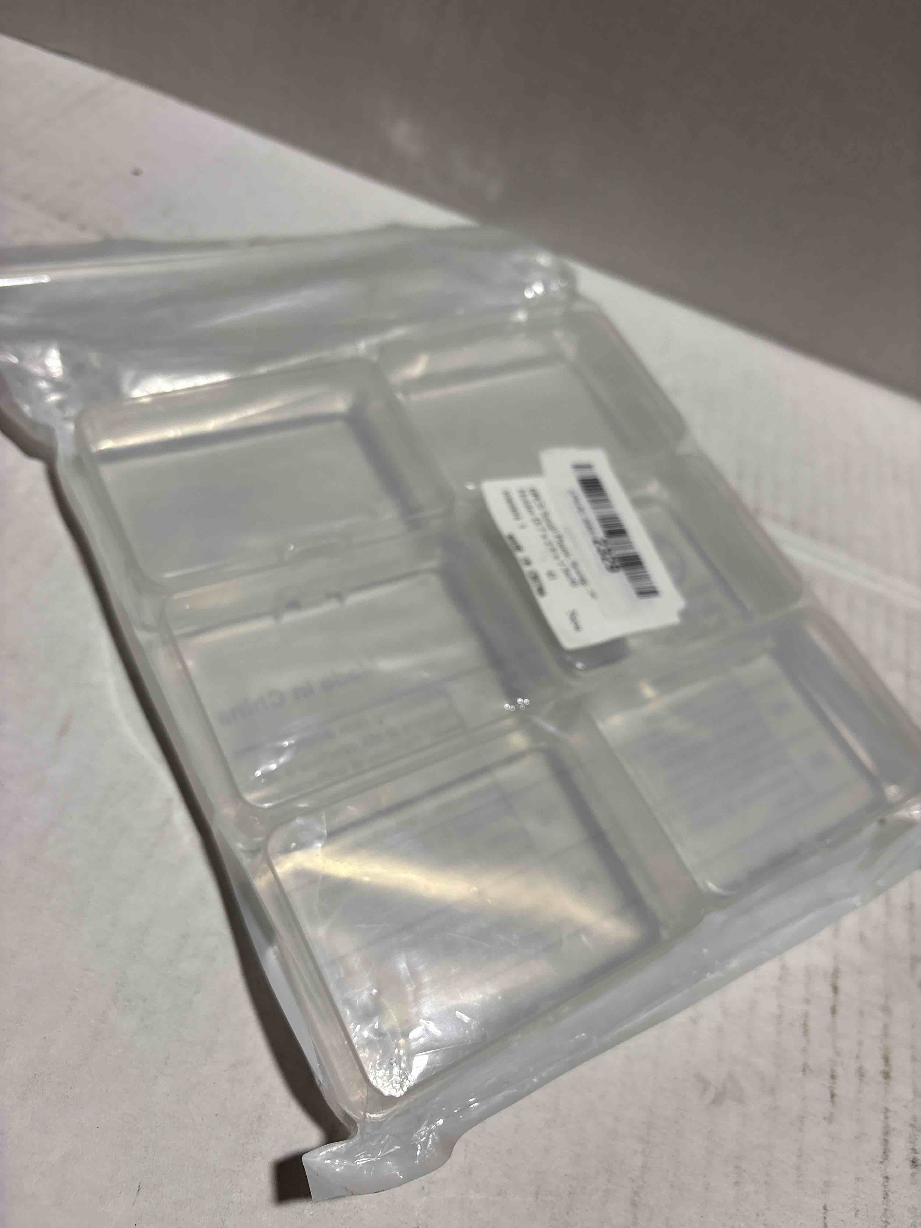 Condition photo showing New/Like New for 6PCS Small Plastic Storage Containers with Hinged Lids, Rectangular Plastic Storage Containers Box, Transparent Boxes with Hinged Lid for Beads and Crafts, Card Case Holder (3.7 x 2.6 x 1 Inch)