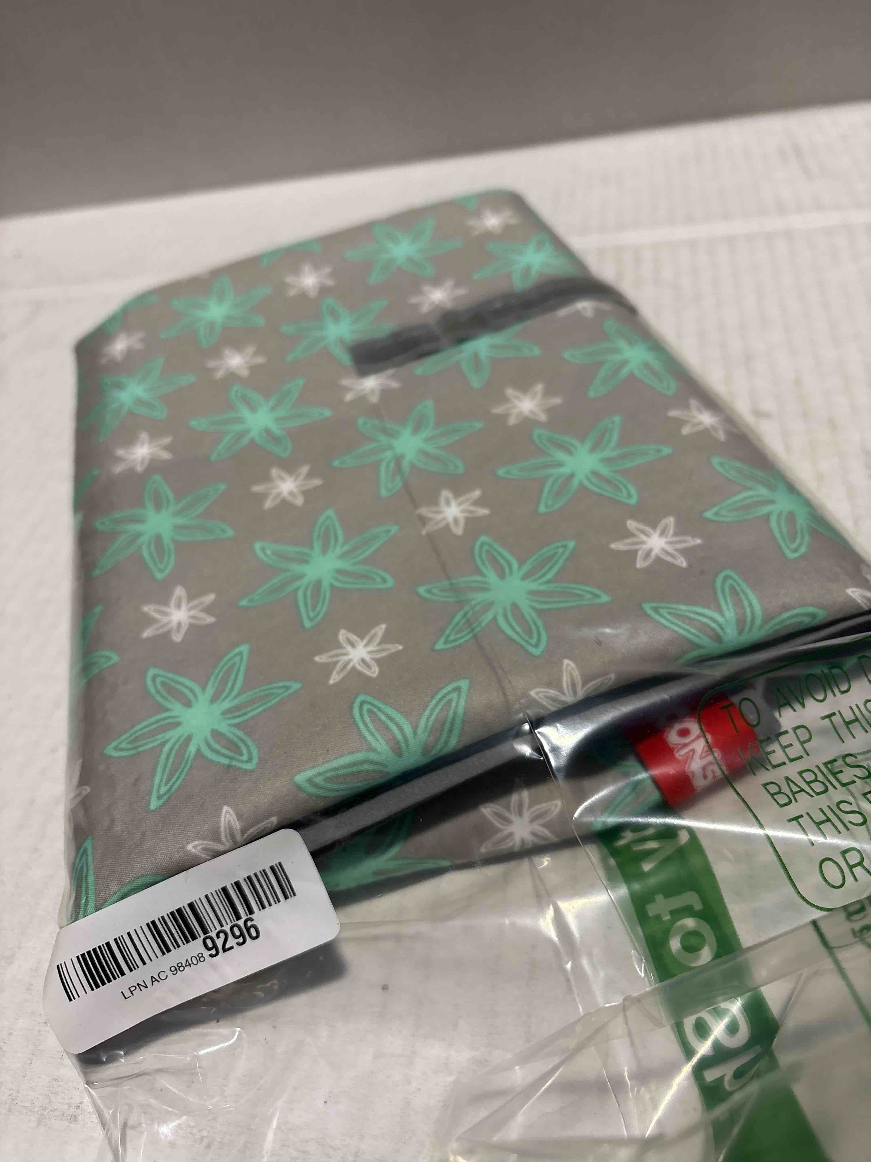 Condition photo showing New/Like New for Splat Mat for Under High Chair Mat, 42x46 Inch, Mealtime Baby Splat Mat for Art/Crafts/Playtime, Waterproof Splash Mat, Machine Washable Portable Picnic Floor Mat Baby Feeding Table Cloth Flower 42x46-inch
