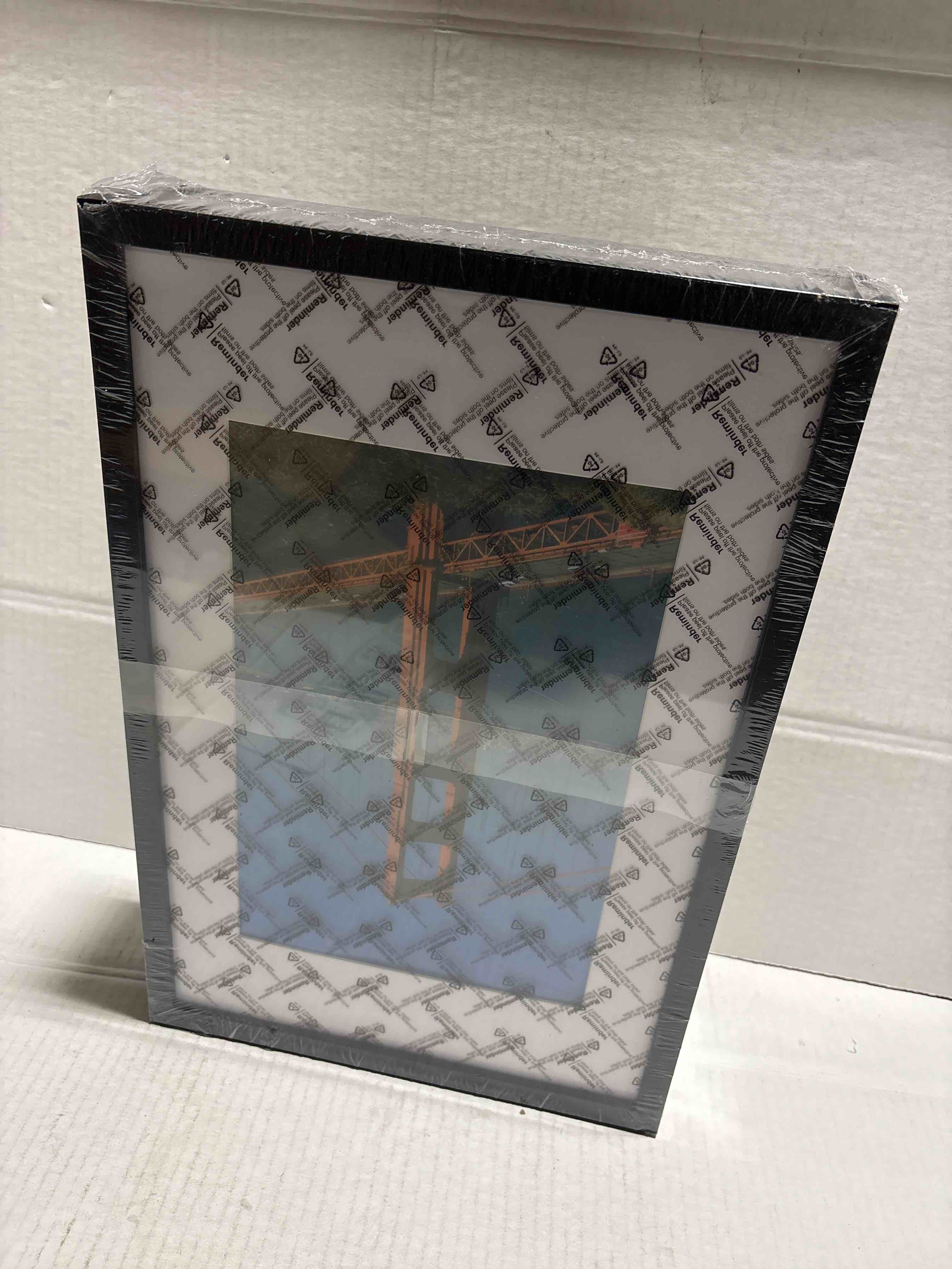 Condition photo showing New/Like New for PEALSN 11x17 Picture Frame Set of 6, Display Pictures 8x12 with Mat or 11 x 17 without Mat for Wall Mounting Display, Photo Frames Collage for Wall Decor, Black. Black 11x17
