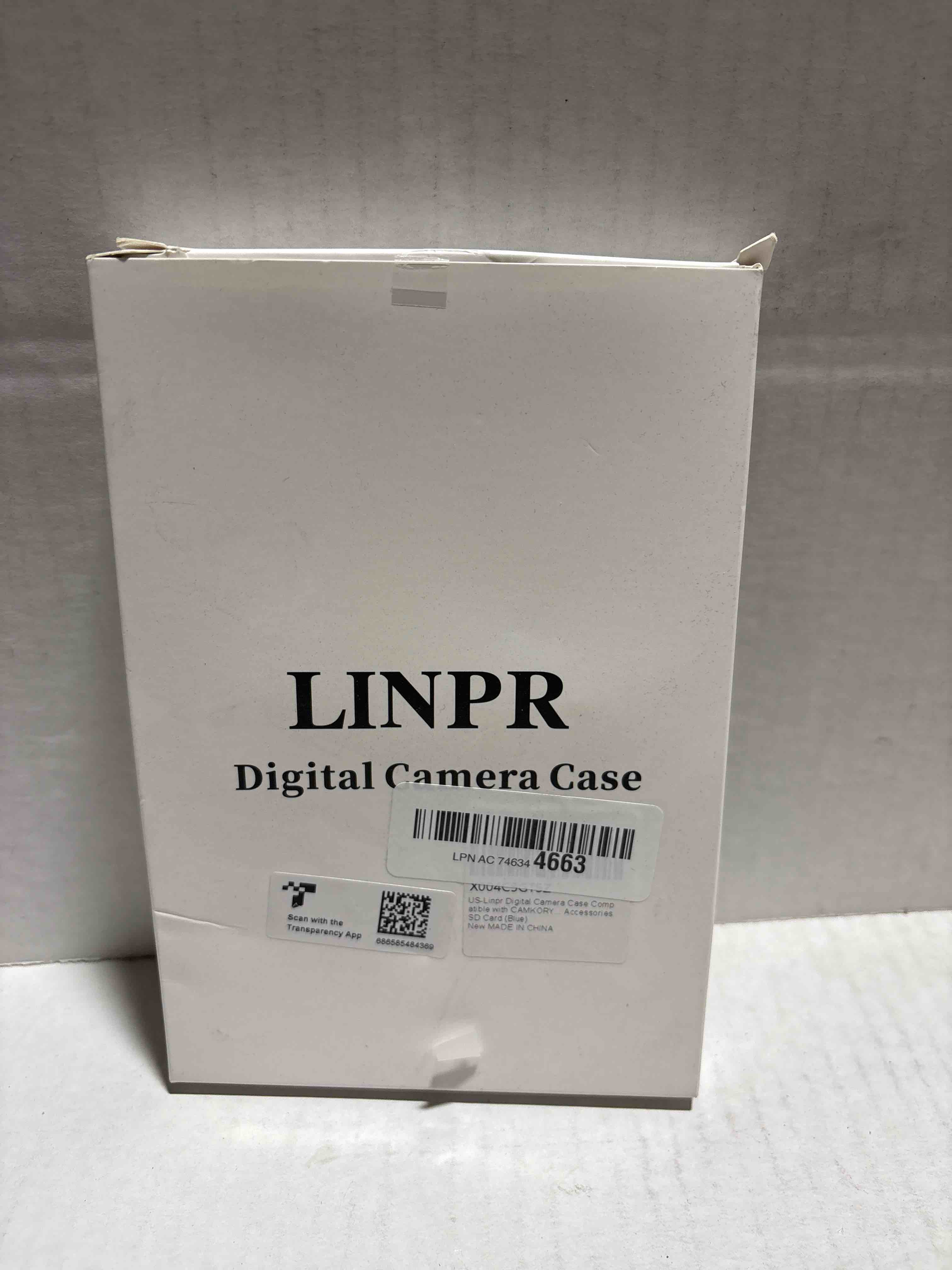 Condition photo showing New/Like New for Digital Camera Case for CAMKORY, KODAK PIXPRO FZ45/FZ55, Canon IXUS 285 HS, Lecran, Small Travel Compact Camera Holder with Mesh Pocket for Accessories SD Card (Blue)