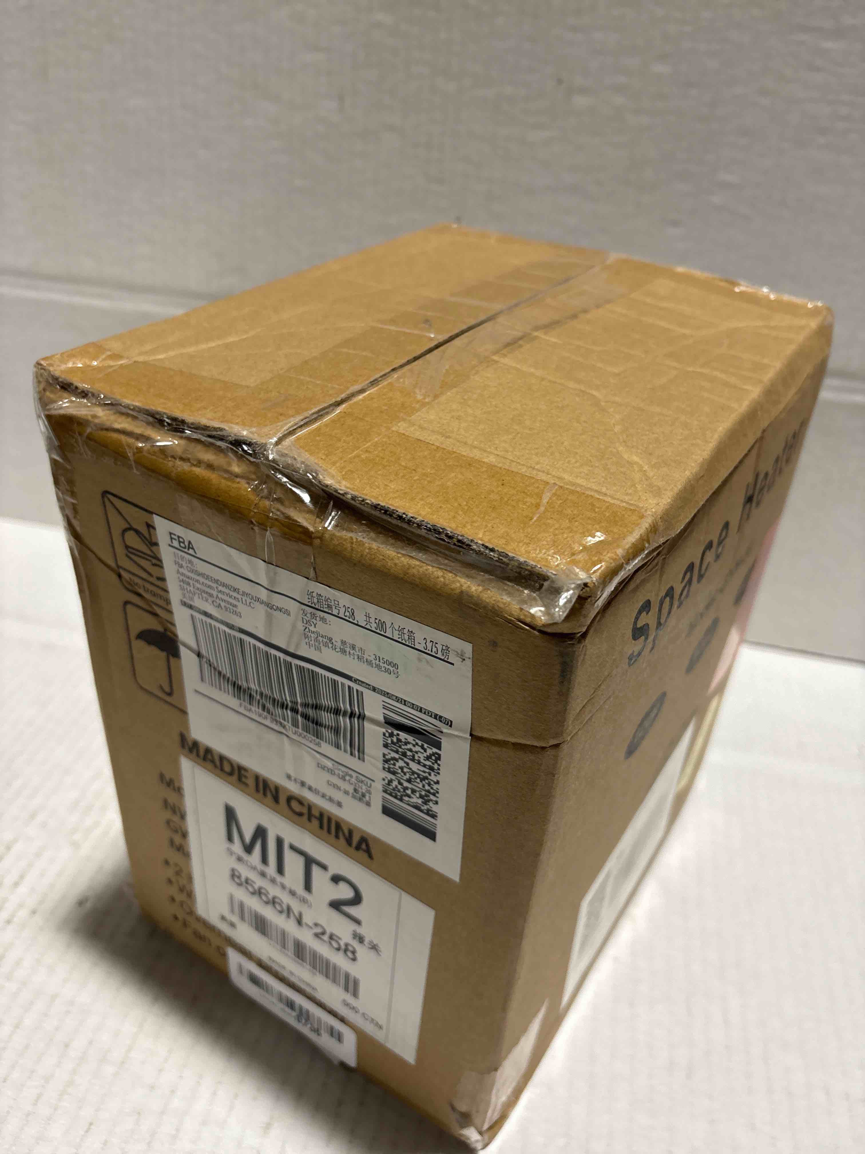 Condition photo showing New/Like New for Space Heaters for Indoor Use, 1500W PTC Electric Heaters with Thermostat, Small Portable Heater with 90°Adjustable Angle, Fast Safety Heat, Overheat Protection, Small Heater for Indoor/Outdoor Use