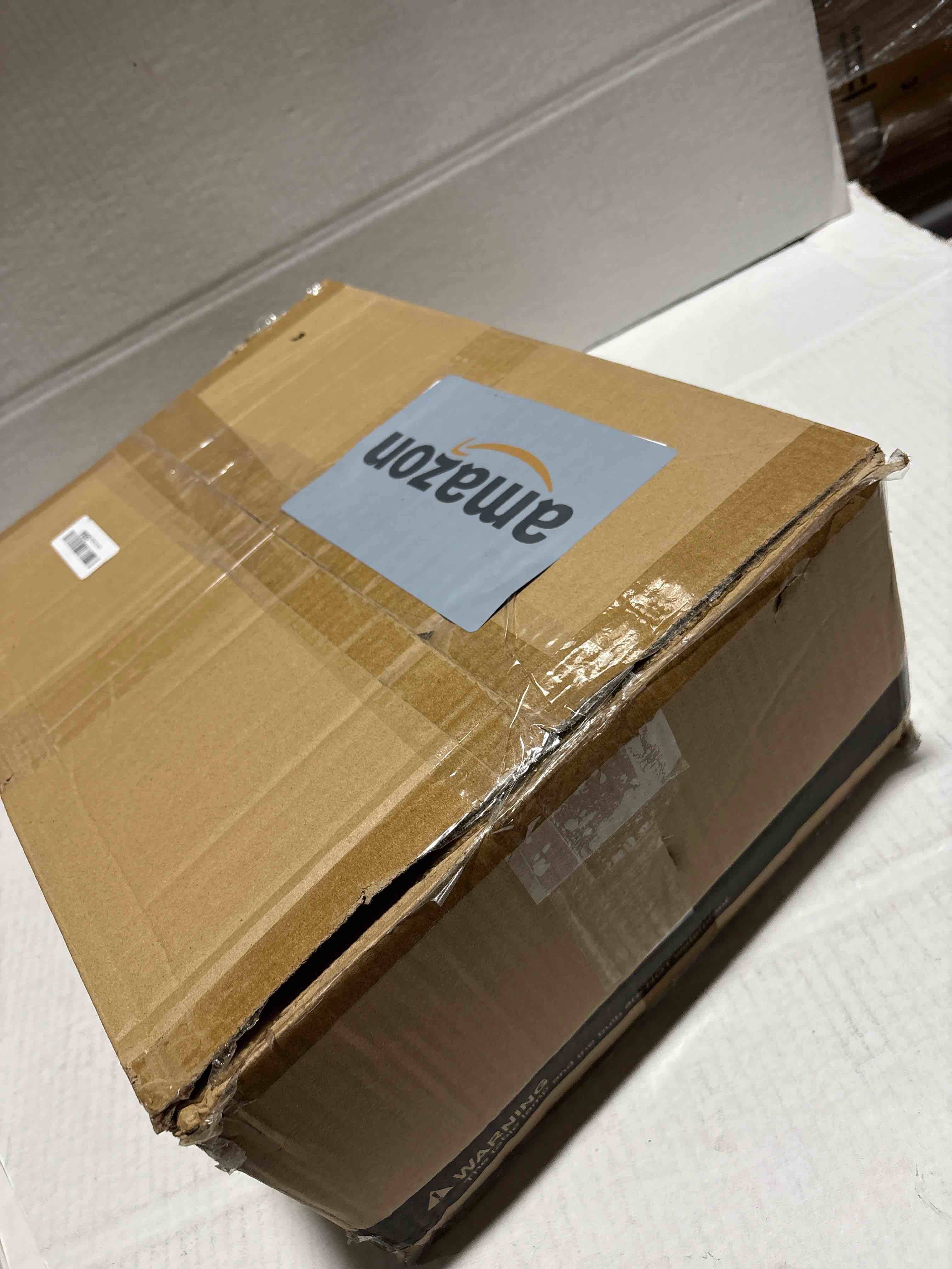 Condition photo showing New/Like New for Nintiue Dimmable Floor Lamp - 3 Lights Brushed Nickel Arc Floor Lamps for Living Room,1000LM Modern Tall Standing Lamp with White Shades,Mid Century Tree Floor Lamp for Bedroom,3 LED Bulbs Included Brushed Nickel-White Shades