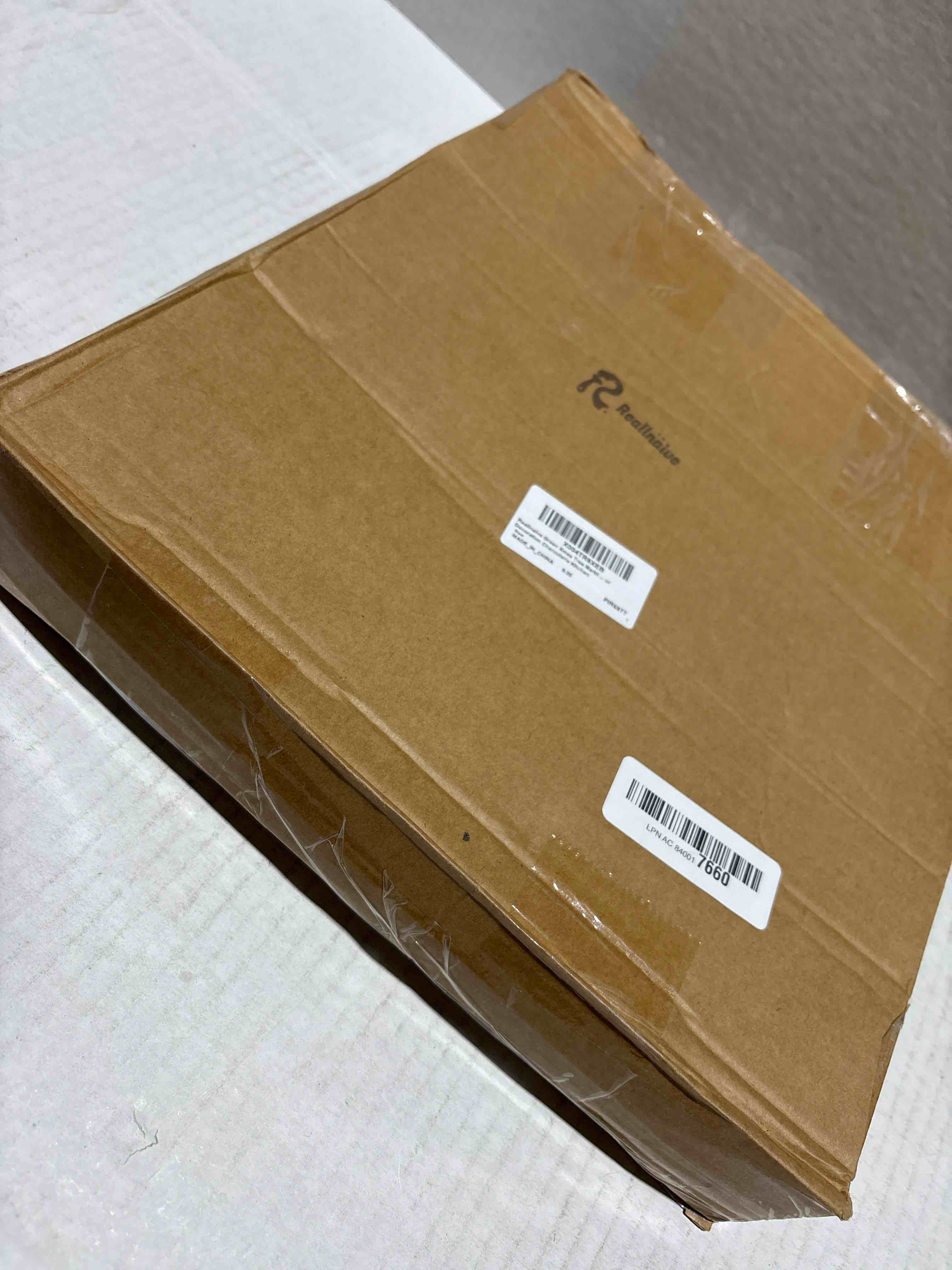 Condition photo showing New/Like New for Green Xmas Tree Marble Cheese Board Charcuterie Cutting Tray Marble Serving Decorative for Decoration Charcuterie Kitchen