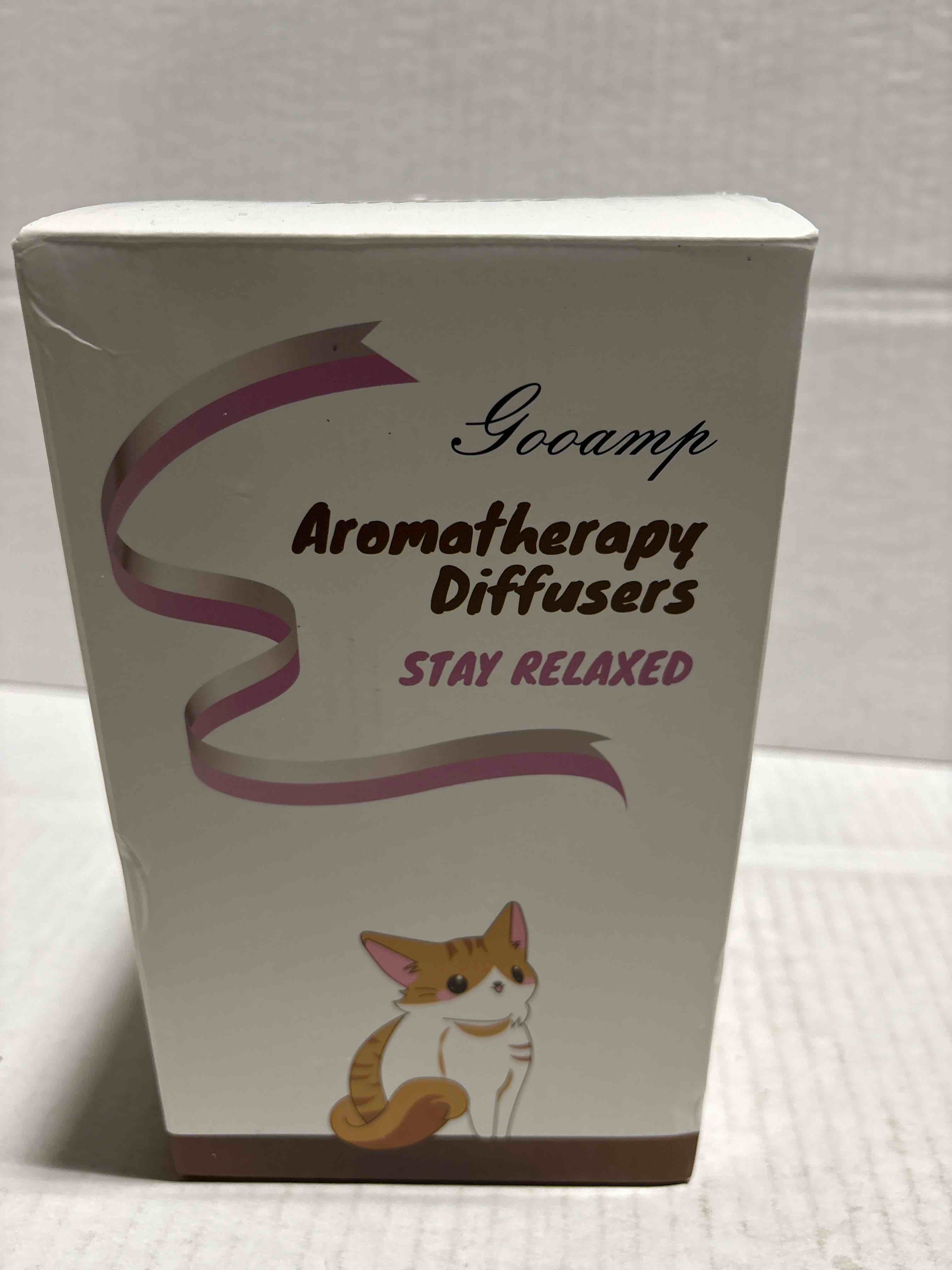 Condition photo showing New/Like New for 200ML Ceramic Essential Oil Diffuser - Ultrasonic Aromatherapy & Humidifier with 7-Color LED Lights, Auto Shut-Off, Wood Grain Base, 1H/3H/6H Timer | Scent for Home, Office, Yoga