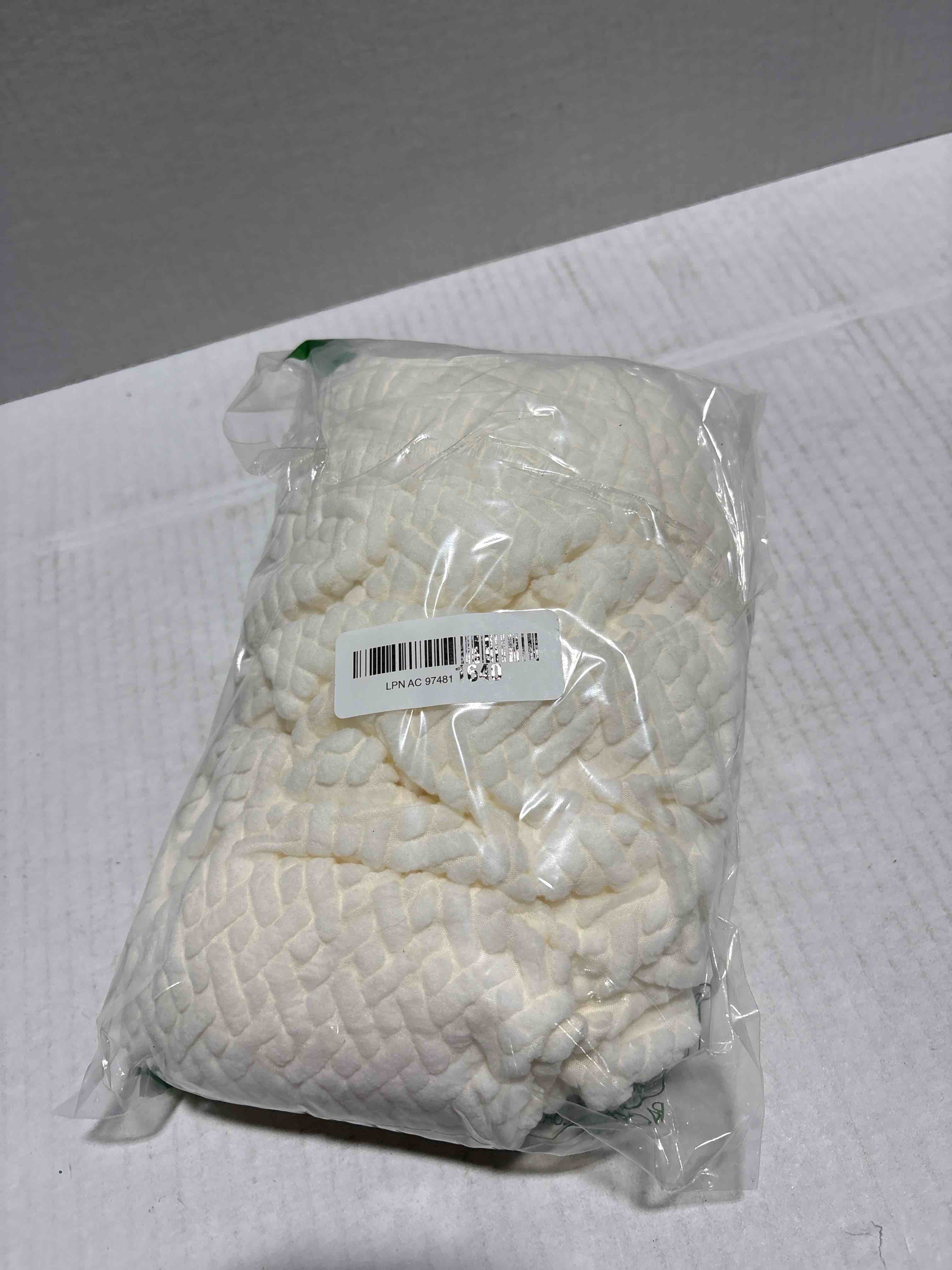 Condition photo showing New/Like New for Couch Cover 1 Piece Chaise Lounge Cover Velvet Sectional Couch Cushion Covers Separate L Shape Sofa Slipcovers Furniture Protector for Dogs Pets (Chaise or Sofa 3-Seater, Milk White) Milk White Chaise Cover