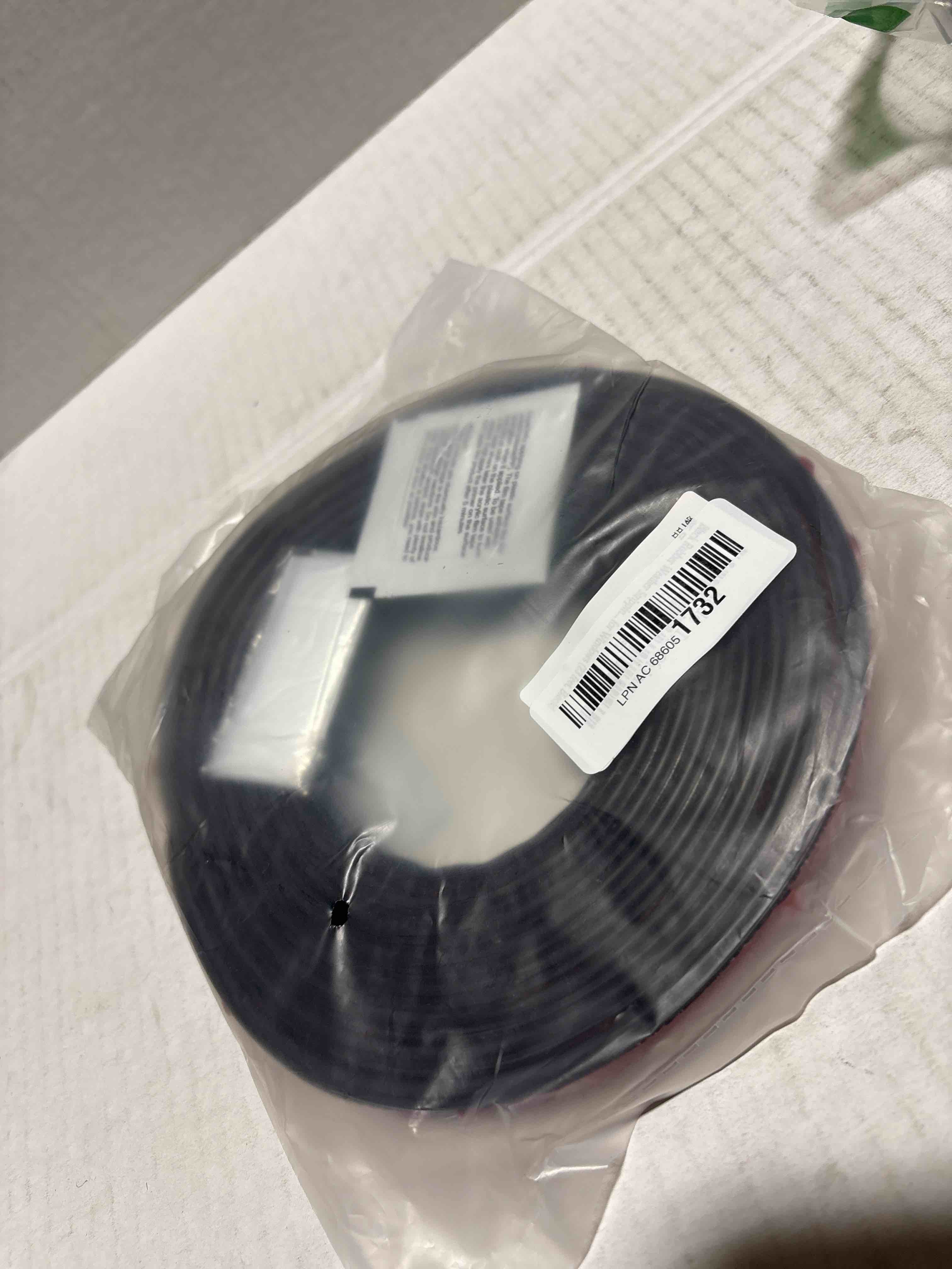 Condition photo showing New/Like New for Black Rubber Weather Stripping Door Seal Strip, D Shape Door Rubber Weather Seal Strip, Self-Adhesive Door Weatherstripping Soundproofing Door Seal Strip for Windows (23 feet,Black)