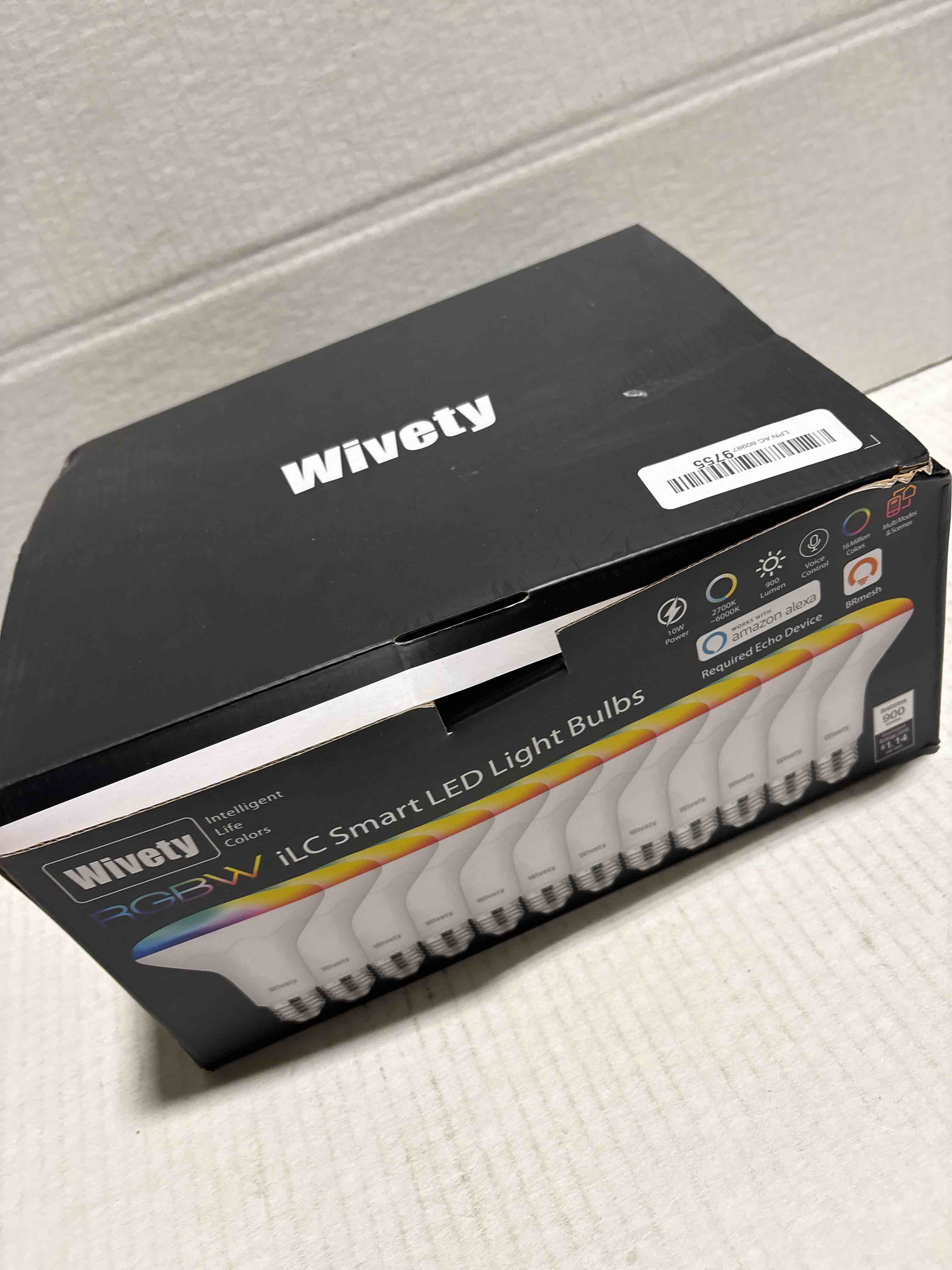 Condition photo showing New/Like New for LED BR30 Alexa Flood Light Bulbs Color Changing Indoor Compatible with Alexa (12 Pack)