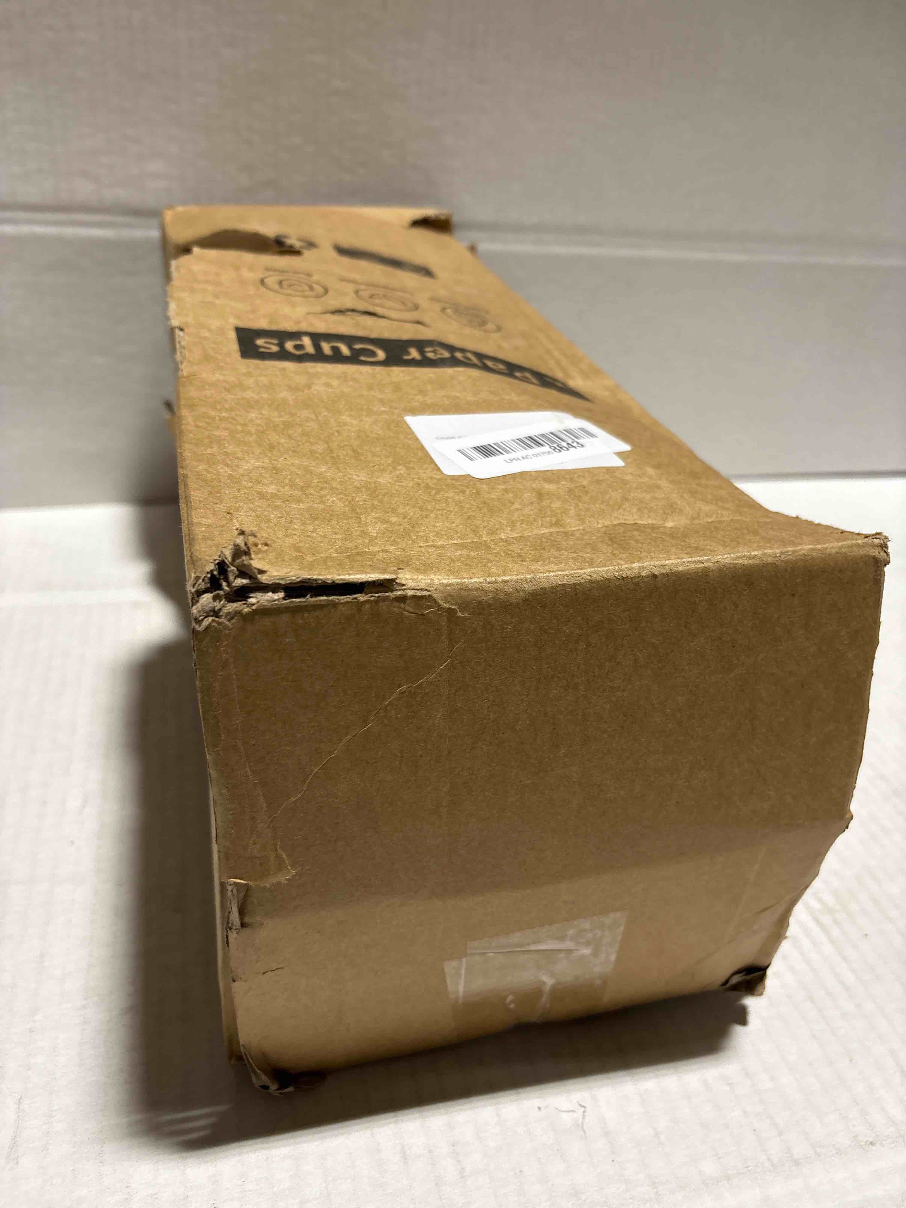 Condition photo showing New/Like New for 16 oz 100 Pack Coffee Cups with Lids and Sleeves, Hot Paper Coffee Cups with Lids, Disposable To Go Cups with Lid for Coffee, Tea, Hot Chocolate, Ideal for Cafes, Offices and Travel 16 oz-lids-sleeves 100