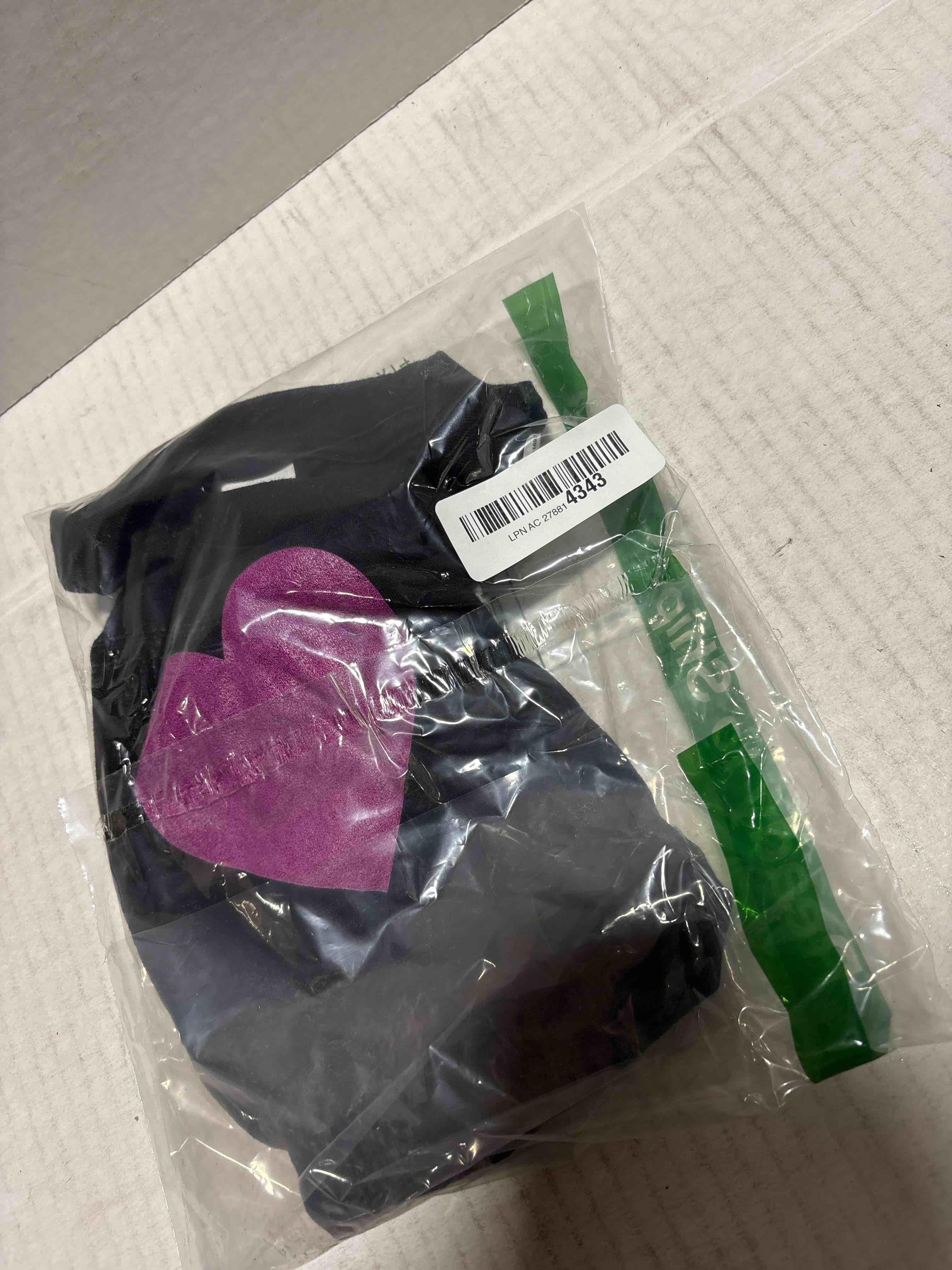 Condition photo showing New/Like New for I Love You Pink Purple Heart Valentine's Day Emoticon Shirt T-Shirt