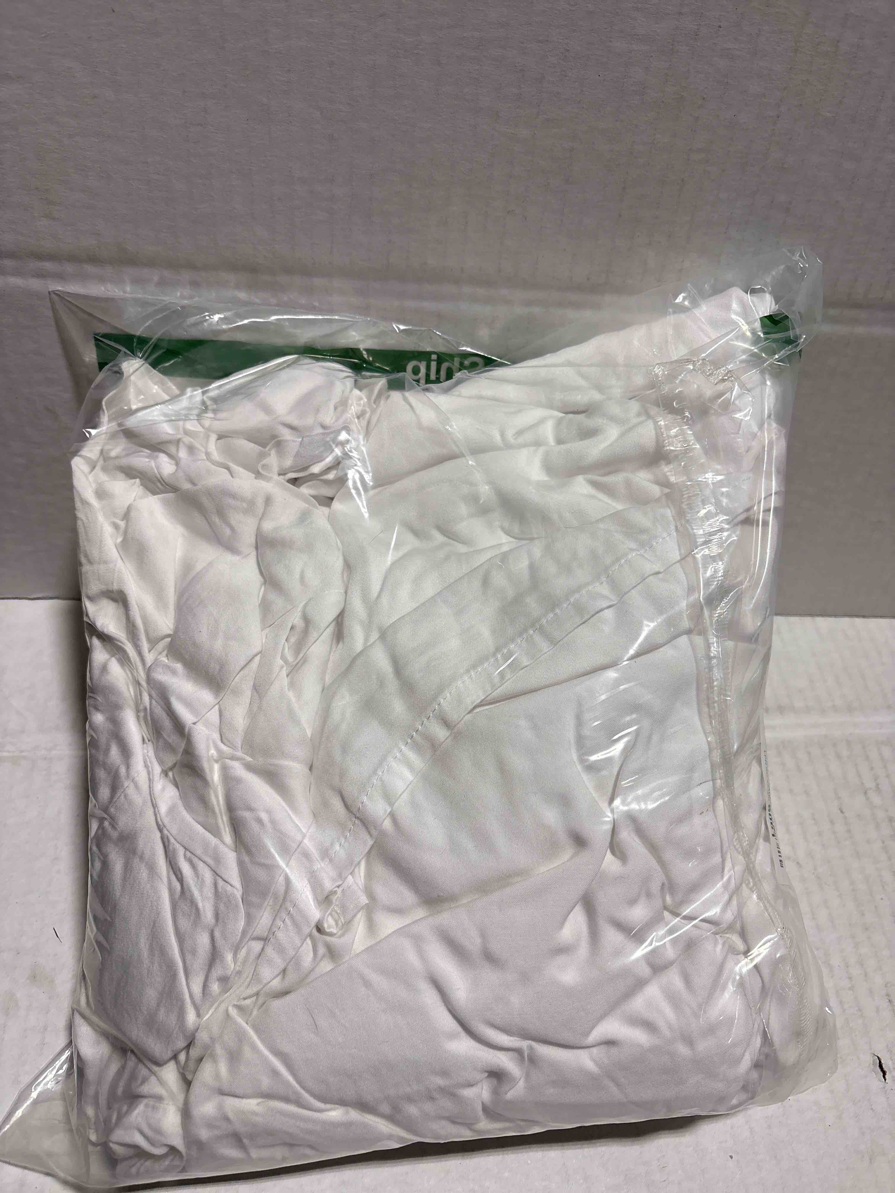 Condition photo showing New/Like New for Hotel Sheets Direct 4 Piece Bed Sheet Set King Size, 100% Viscose Derived from Bamboo Sheets Set with 2 Pillowcases, Cooling & Breathable Luxury Bedding, Moisture-Wicking & Silky Soft Texture, White 01 - White King