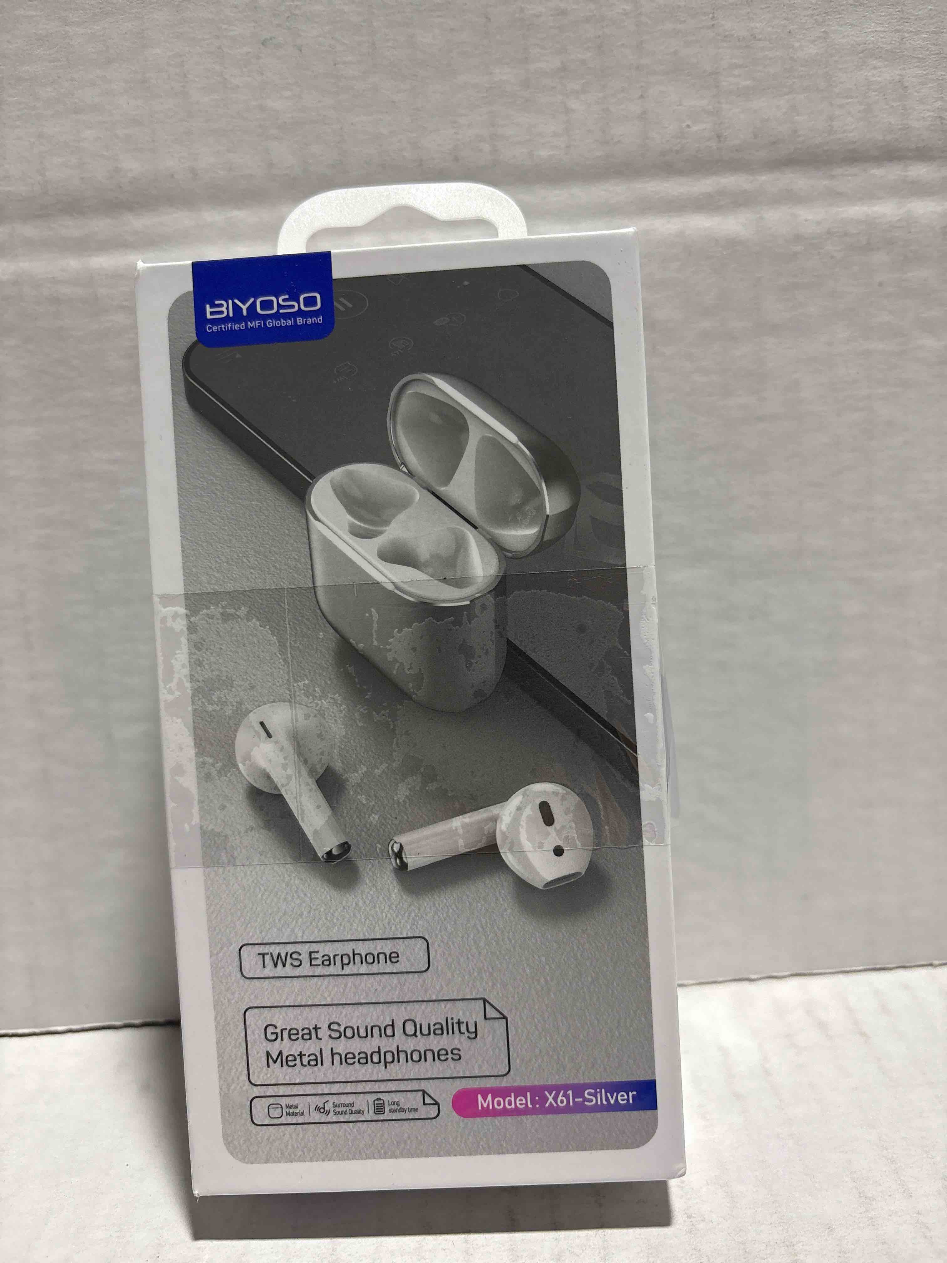 Condition photo showing New/Like New for 5.4 Wireless Earbuds Bluetooth Earphone, Dul-Channel with USB-C Charging Case HiFi Stereo, Sound in-Ear Earphones, Touch Control Ear Auto Pairing Headphones for Apple AirPods