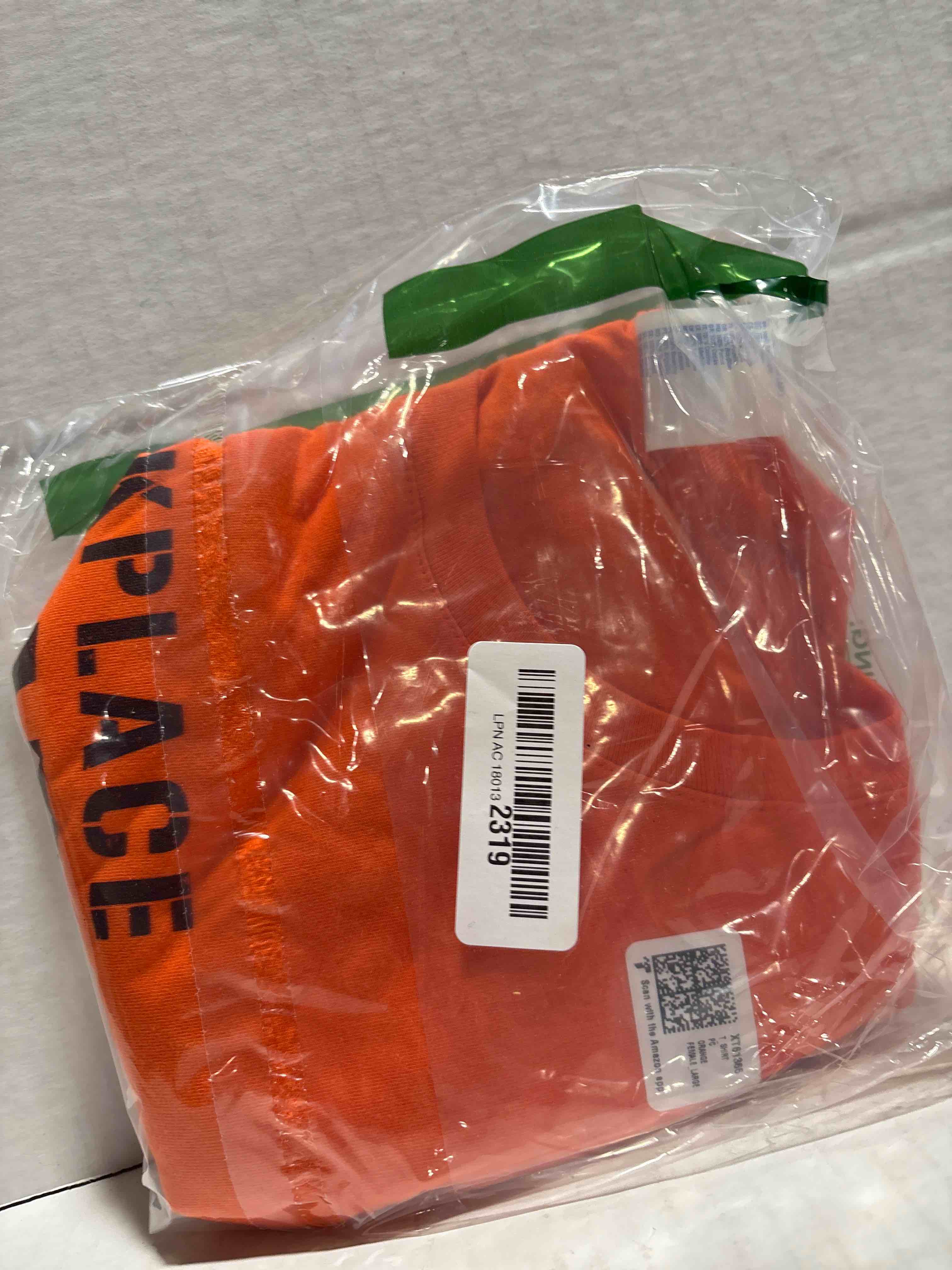 Condition photo showing New/Like New for Workplace Worker Prisoner Inmate Halloween Costume T-Shirt