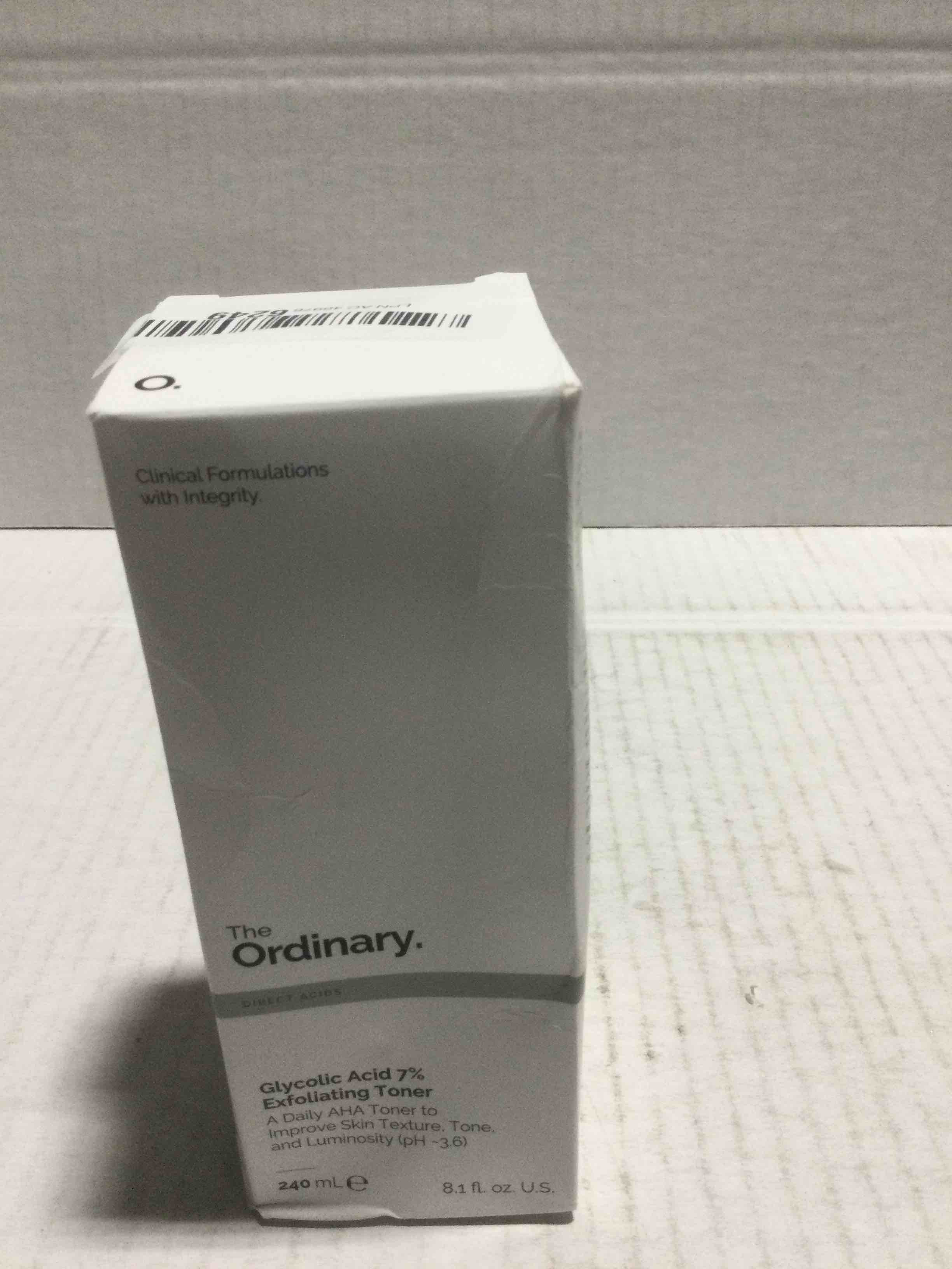 Condition photo showing New/Like New for The Ordinary Glycolic Acid 7% Exfoliating Toner, Brightening and Smoothing Daily Toner for More Even-Looking Skin Tone 8.11 Fl Oz (Pack of 1)