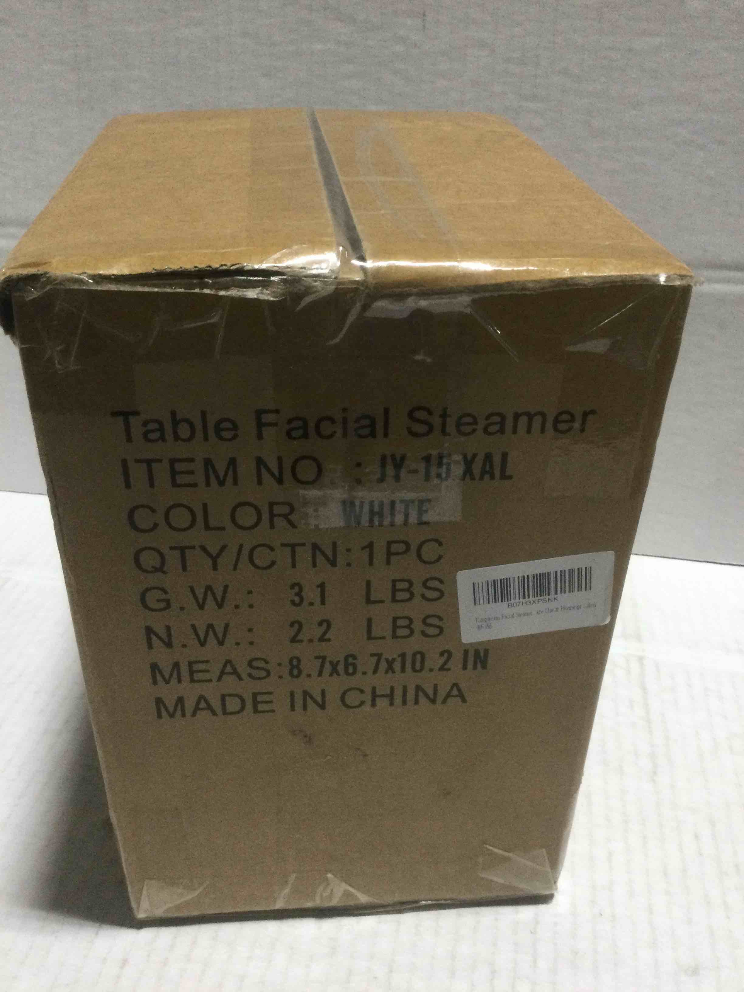 Condition photo showing New/Like New for Kingsteam Facial Steamer - Ozone Steamer with Extendable Arm - Professional Nano Ionic Facial Steamer for Deep Cleaning - Portable for Personal Care Use at Home or Salon White