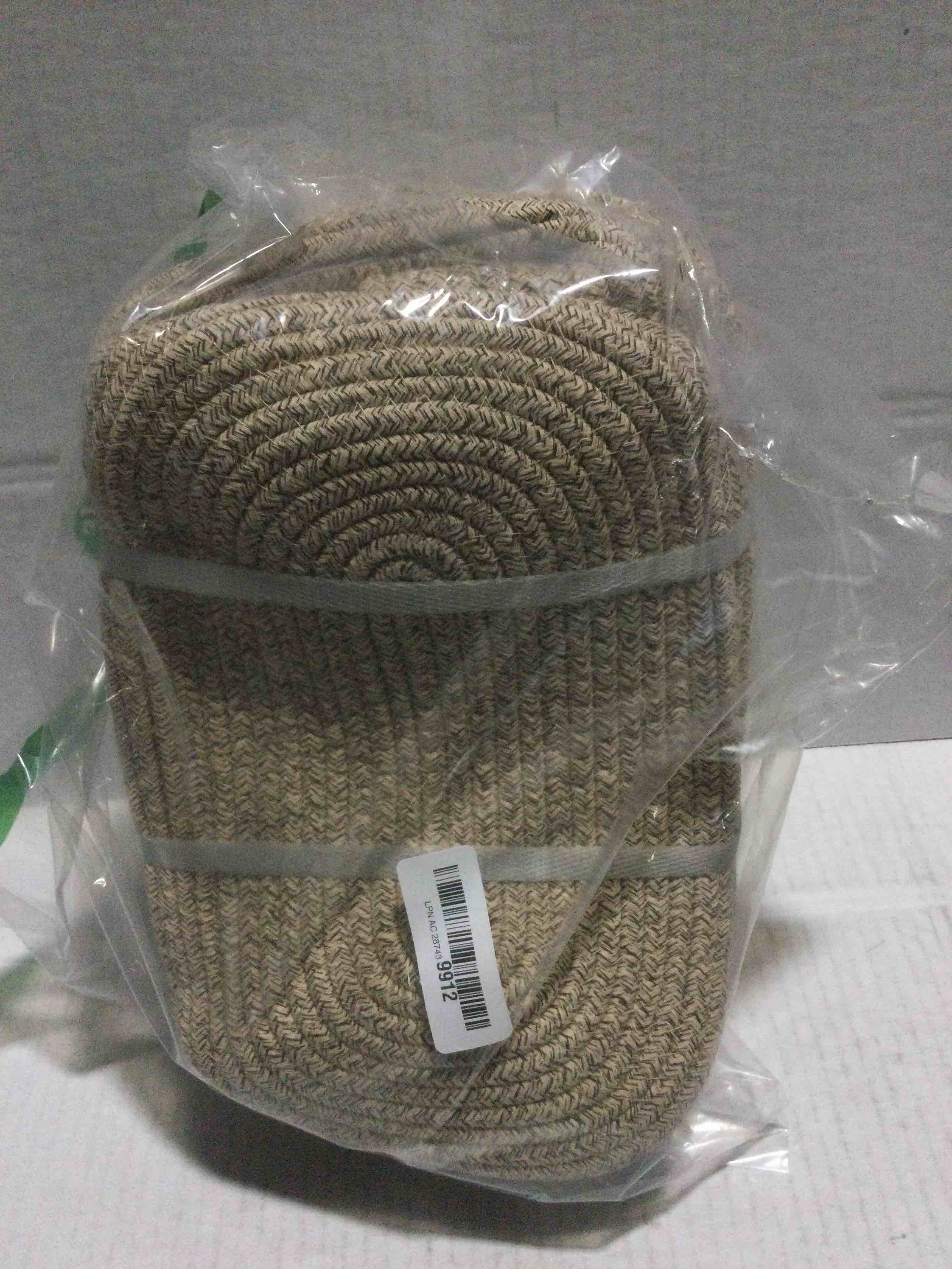 Condition photo showing New/Like New for 4 Pack Small Storage Shelf Baskets for Organizing, Mini Woven Rope Storage Bins for Towels, Cute Decorative Closet Organizer?Baby Nursery, Gift Empty Baskets -11.81''Lx7.87''Wx4.72''H'-Brown Brown 11.81''Lx7.87''Wx4.72''H