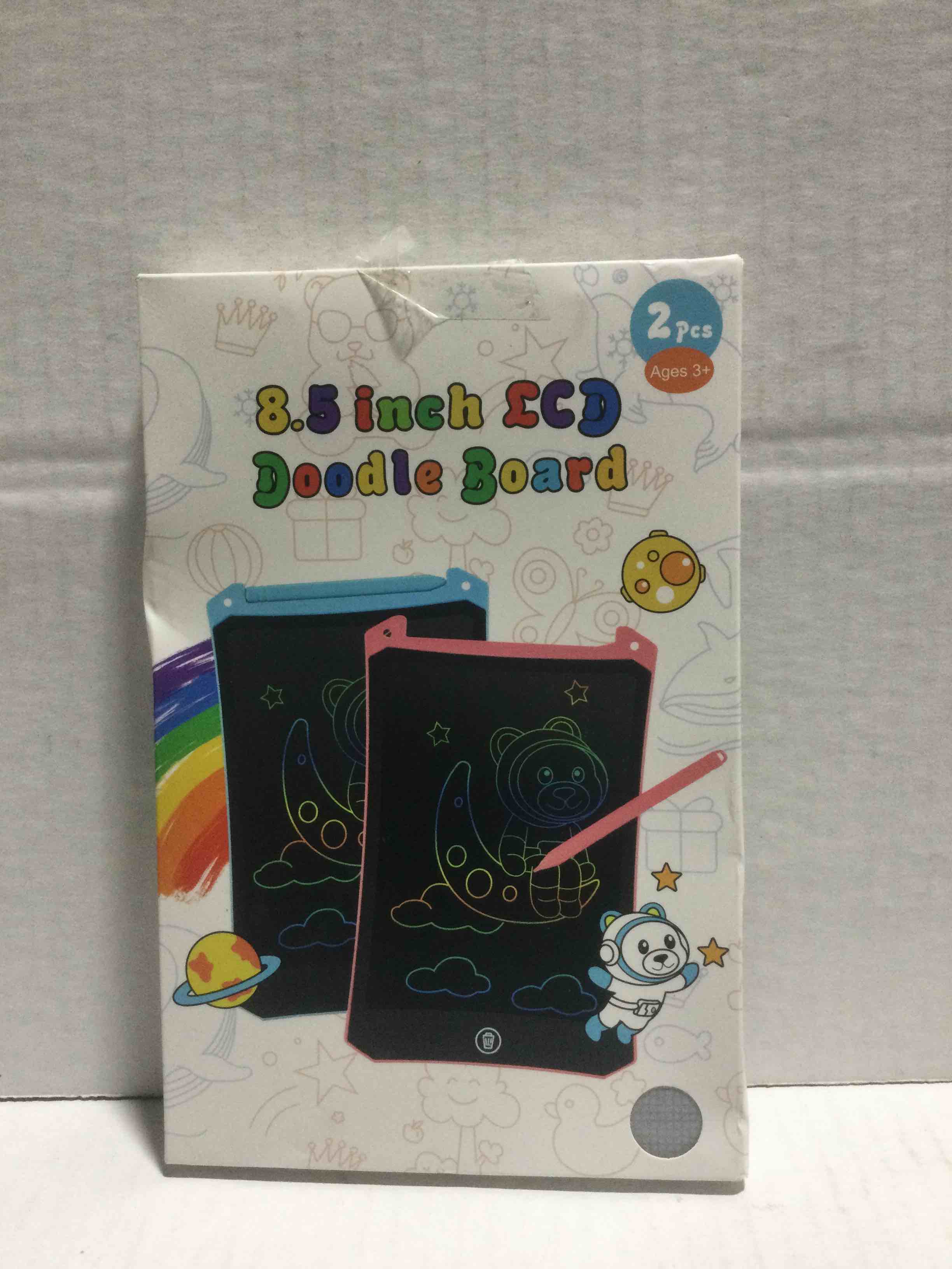 Condition photo showing New/Like New for EooCoo Toddler Toys, LCD Writing Tablet for Kids 2 Pack, Kids Stocking Stuffers Toddler Travel Essentials Drawing Pad, No Mess Coloring Books, Road Trip Activities, Age 3-5 Boy Girl Gifts - 8.5 Inch 8.5”pink&blue