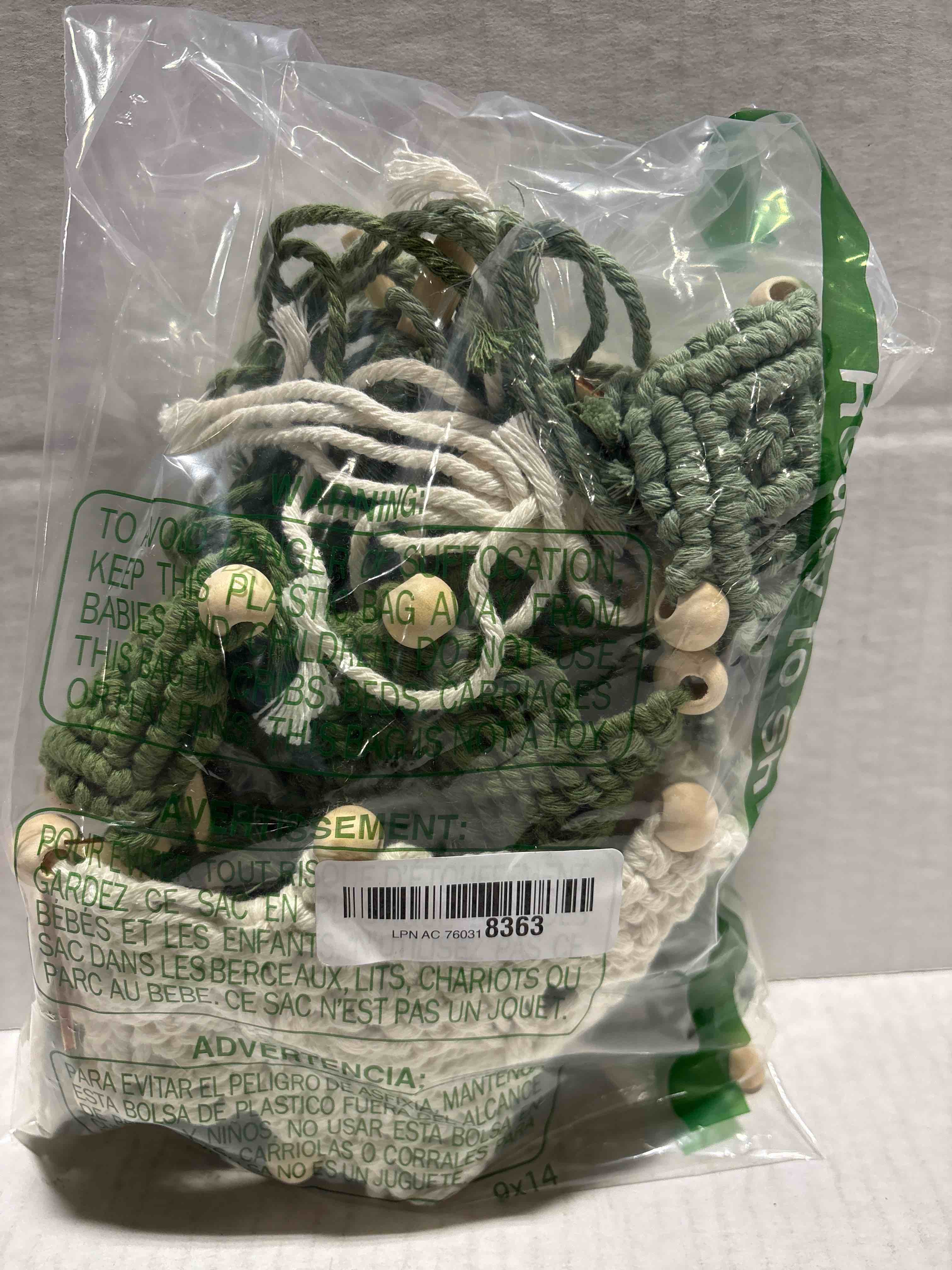 Condition photo showing New/Like New for Large Macrame Christmas Tree 3 Set Macrame Christmas Wall Decoration Hanging Ornaments Boho Wall Decor for Party Supplies(Beige, Grass Green, and Dark Green)