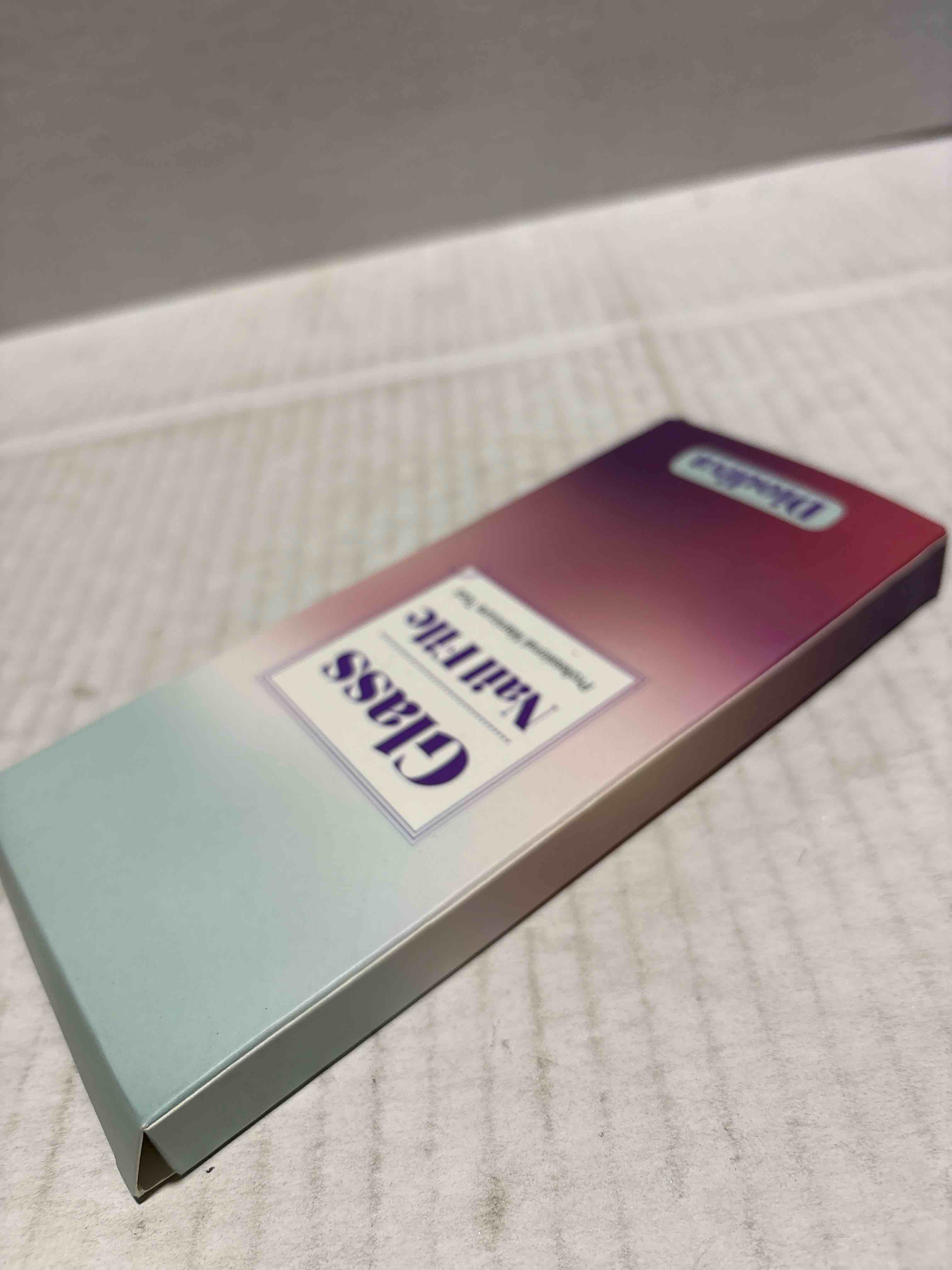 Condition photo showing New/Like New for 3 Pack Crystal Glass Fingernail File with Case for Natural Nail Professional Czech Glass File Double-Sided Etched Gentle Nail Care Stocking Stuffers for Women or Adults, Unique Gifts Purple