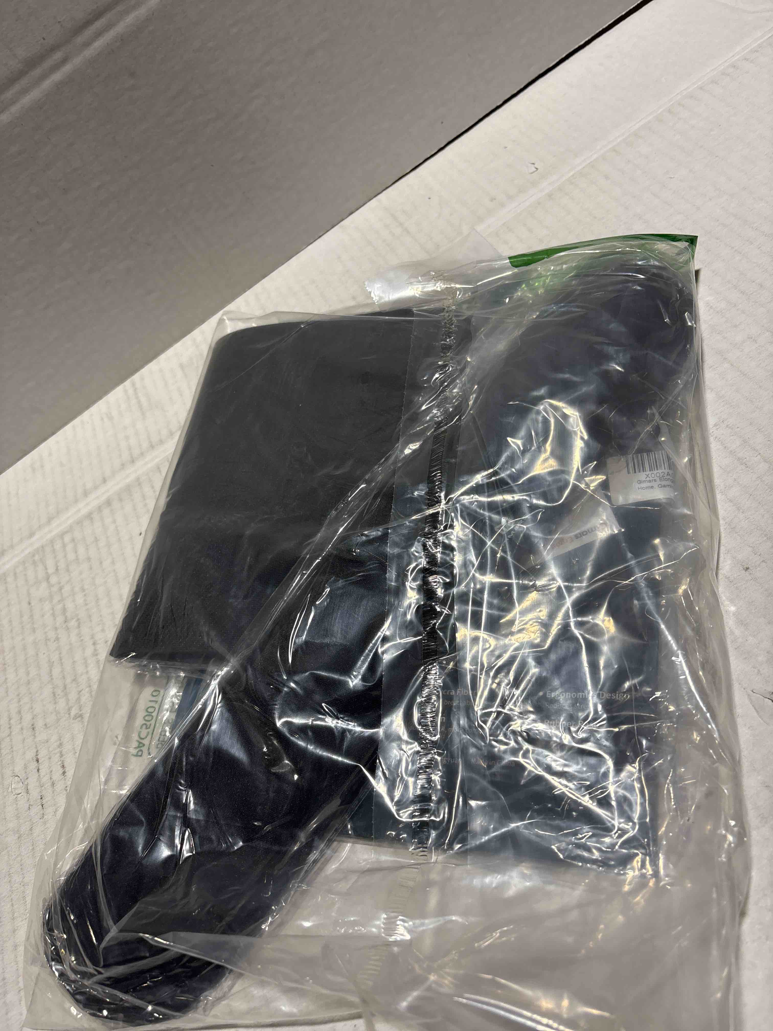 Condition photo showing New/Like New for Gimars Elongate Smooth Lycra Fabric Ergonomic Mouse Pad Wrist Support, Gel Memory Foam Cushion Set Keyboard Wrist Rest Support, Pain Relieve for Computer, Laptop, Office, School, Home, Gaming, Black Square Set-black