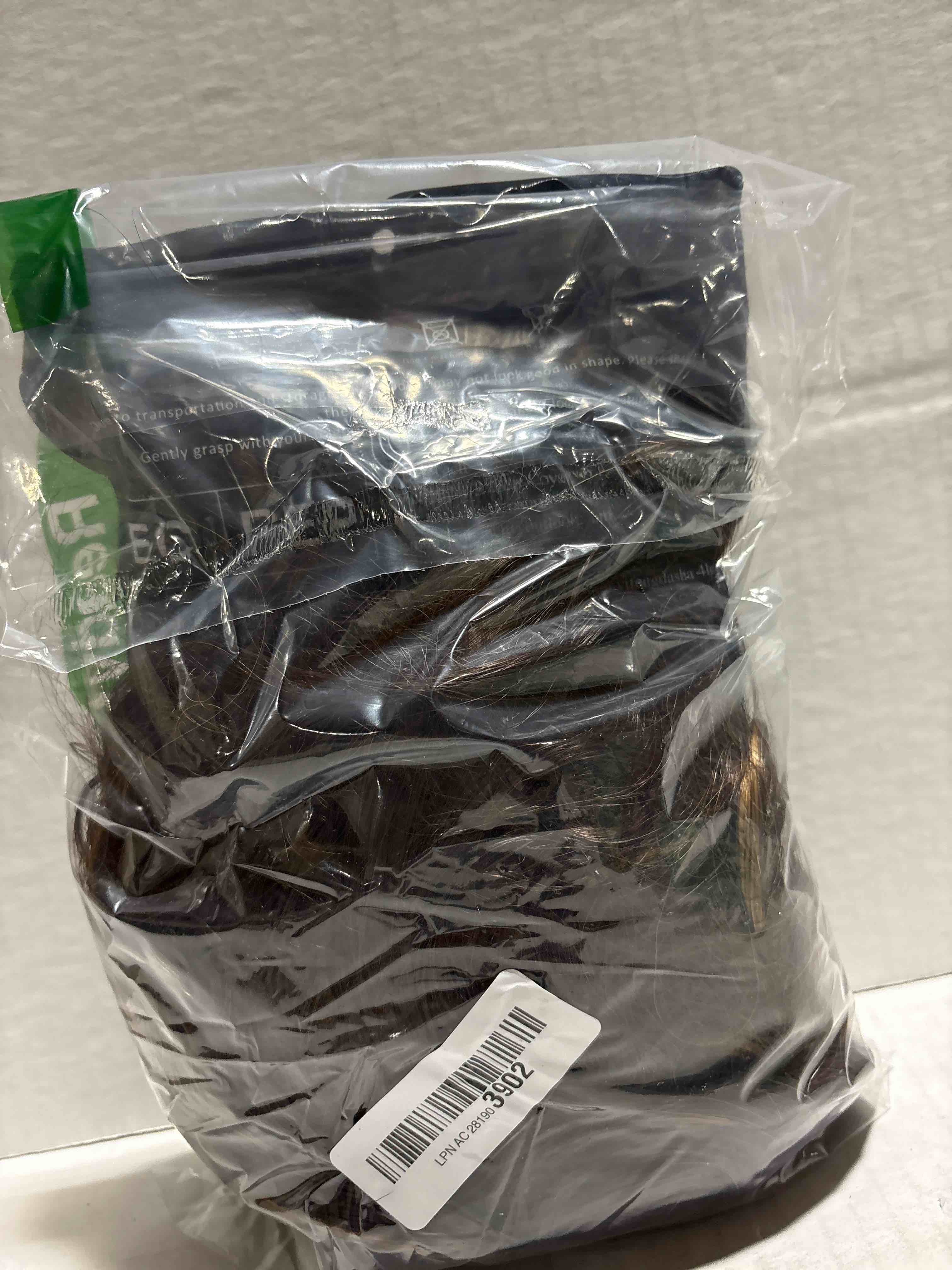 Condition photo showing New/Like New for BARSDAR Dark Brown Highlight Straight Ponytail Extension - 30 Inch Long Straight Wrap Around Ponytail for Women, Synthetic Clip in Pony Tails Hair Extensions Hairpieces Daily 30 Inch (Pack of 1) Dark Brown with Highlights