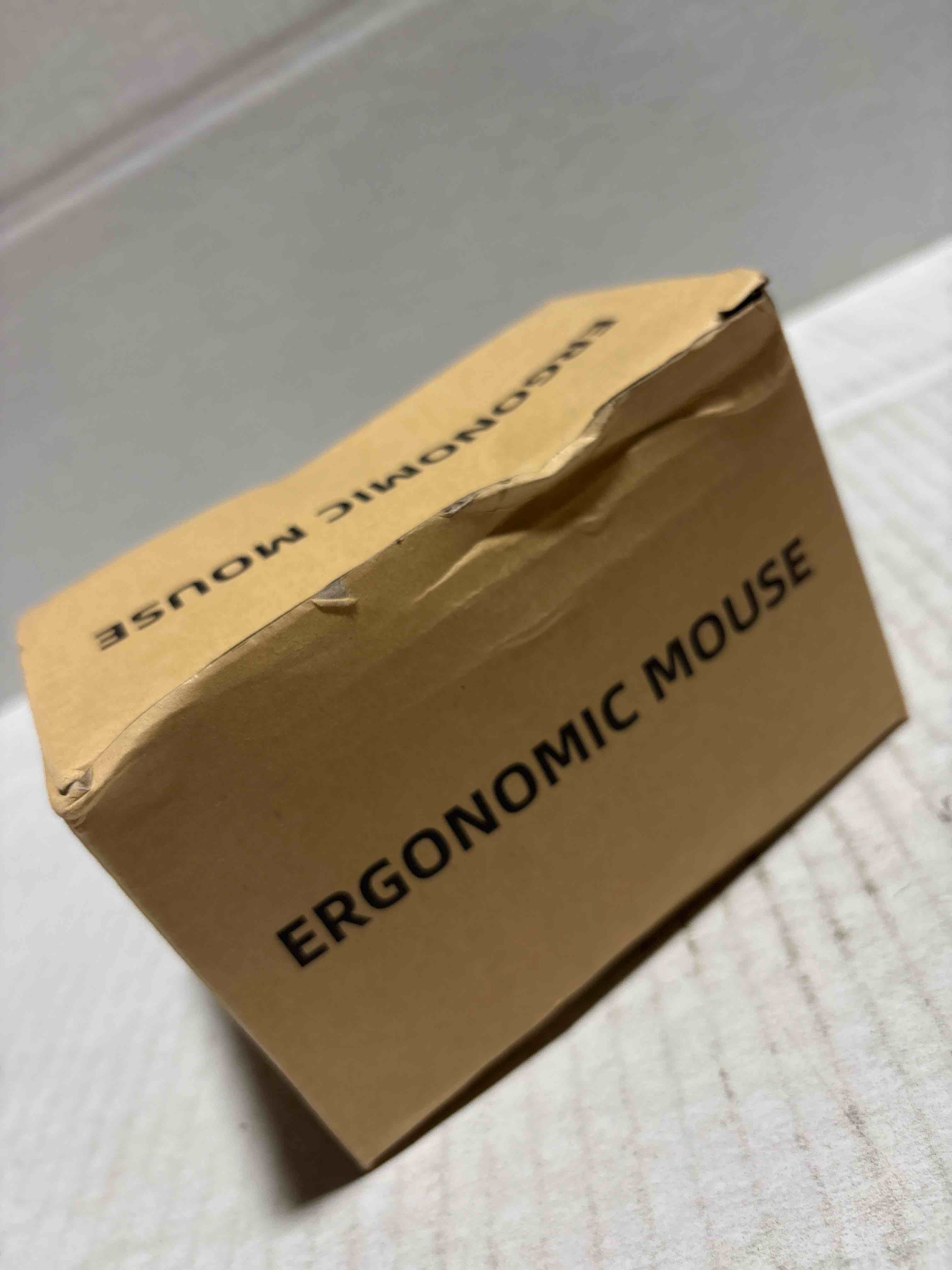 Condition photo showing New/Like New for Wireless Ergonomic Mouse, 2.4G Wireless Vertical Ergo Mouse, 800/1200/1600 Adjustable DPI,6 Buttons Ergonomic Mouse for Laptop/MacBook/PC/Desktop-Black