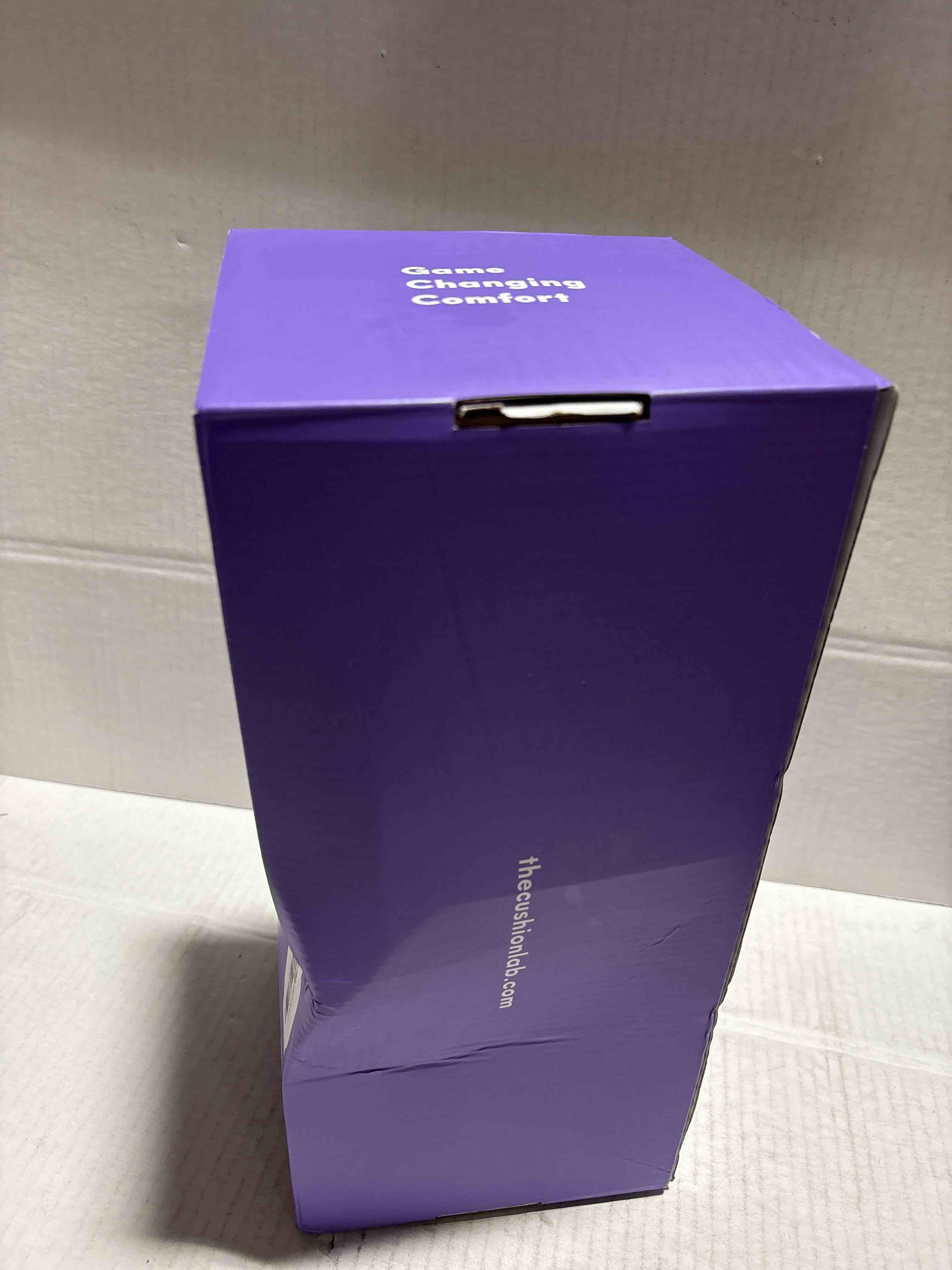 Condition photo showing New/Like New for C CUSHION LAB Deep Sleep Pillow, Patented Ergonomic Contour Design for Side & Back Sleepers, Orthopedic Cervical Shape Gently Cradles Head & Provides Neck Support & Shoulder Pain Relief - Calm Grey