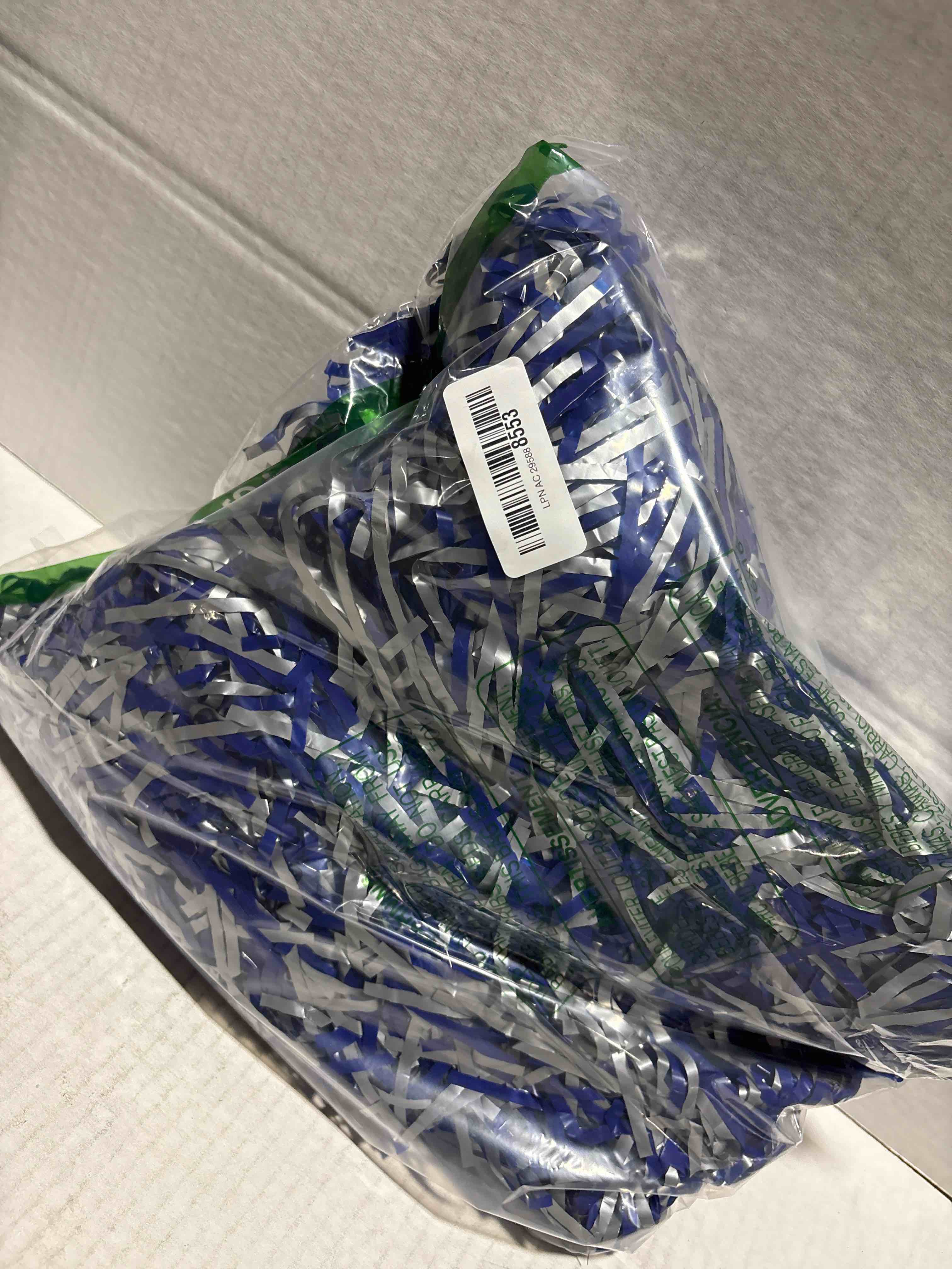 Condition photo showing New/Like New for Anderson's Premium Two-Color School Spirit Shakers, Cheerleader Pom Poms, Sports Fan, Football, Basketball, Homecoming, Squad, Team, Party, Dance Club, Performance, Celebrations Royal Blue/Gray 10 Count