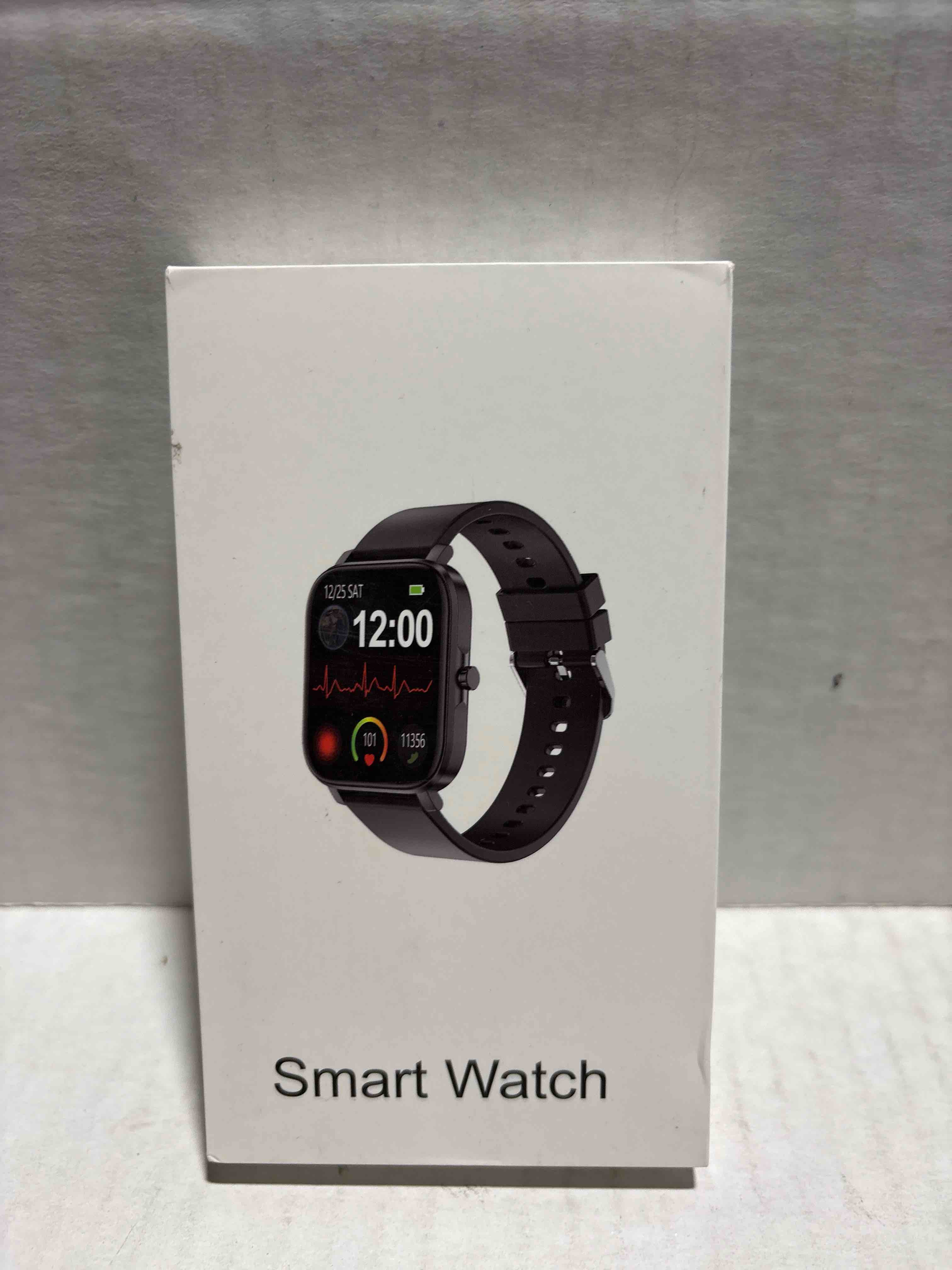 Condition photo showing New/Like New for Smart Watch for Men Women Compatible with iPhone Samsung Android Phone 1.83 inch Full Touch Screen IP68 Waterproof Bluetooh Fitness Tracker Heart Rate/Sleep Monitor, Black