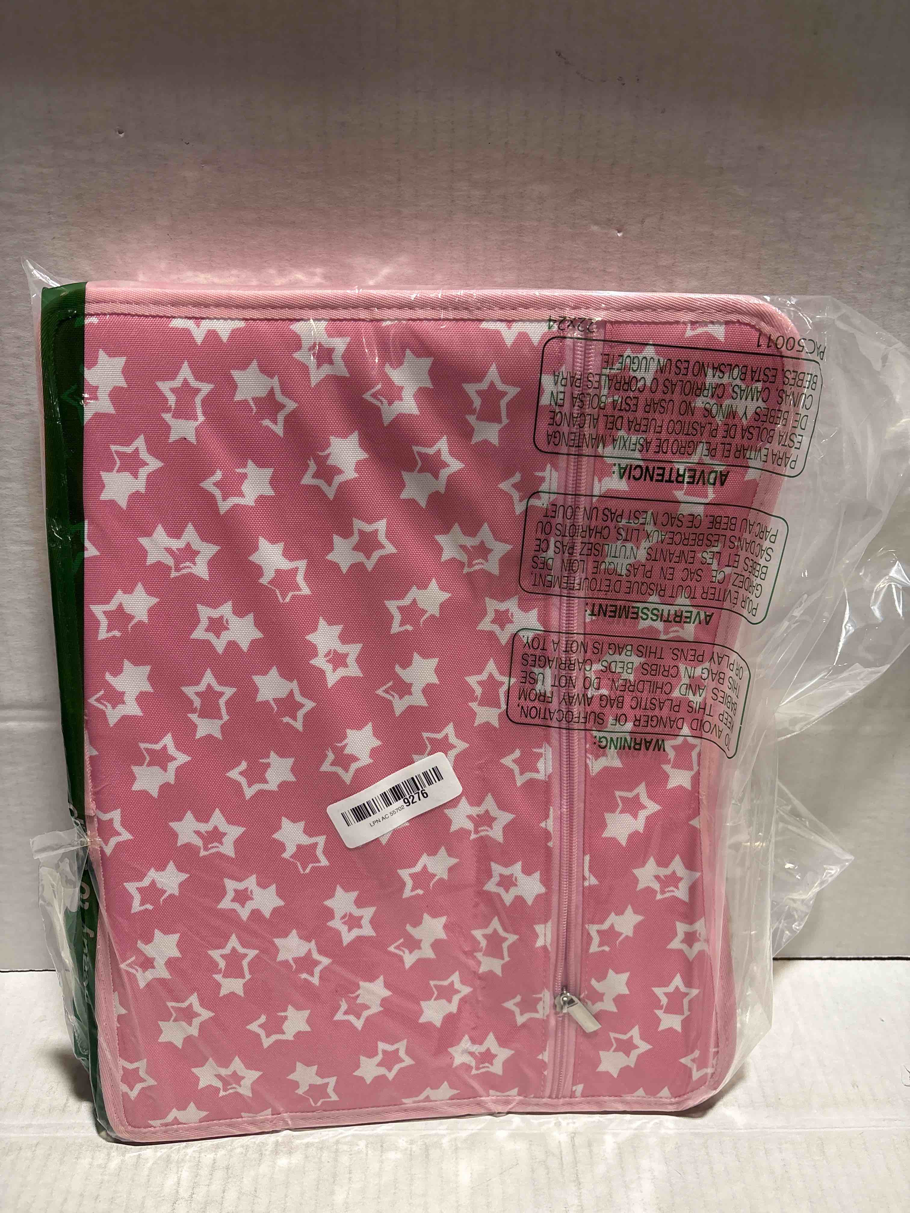 Condition photo showing New/Like New for MENZOKE Kids Travel Tray for Toddler Car Seat, Lap Tray for Girl Activities with Dry Erase Board & Cooler Cup Holder, Road Trip Essentials Accessories with No-Drop Large Tablet iPad Holder Stand,Pink PinkStar