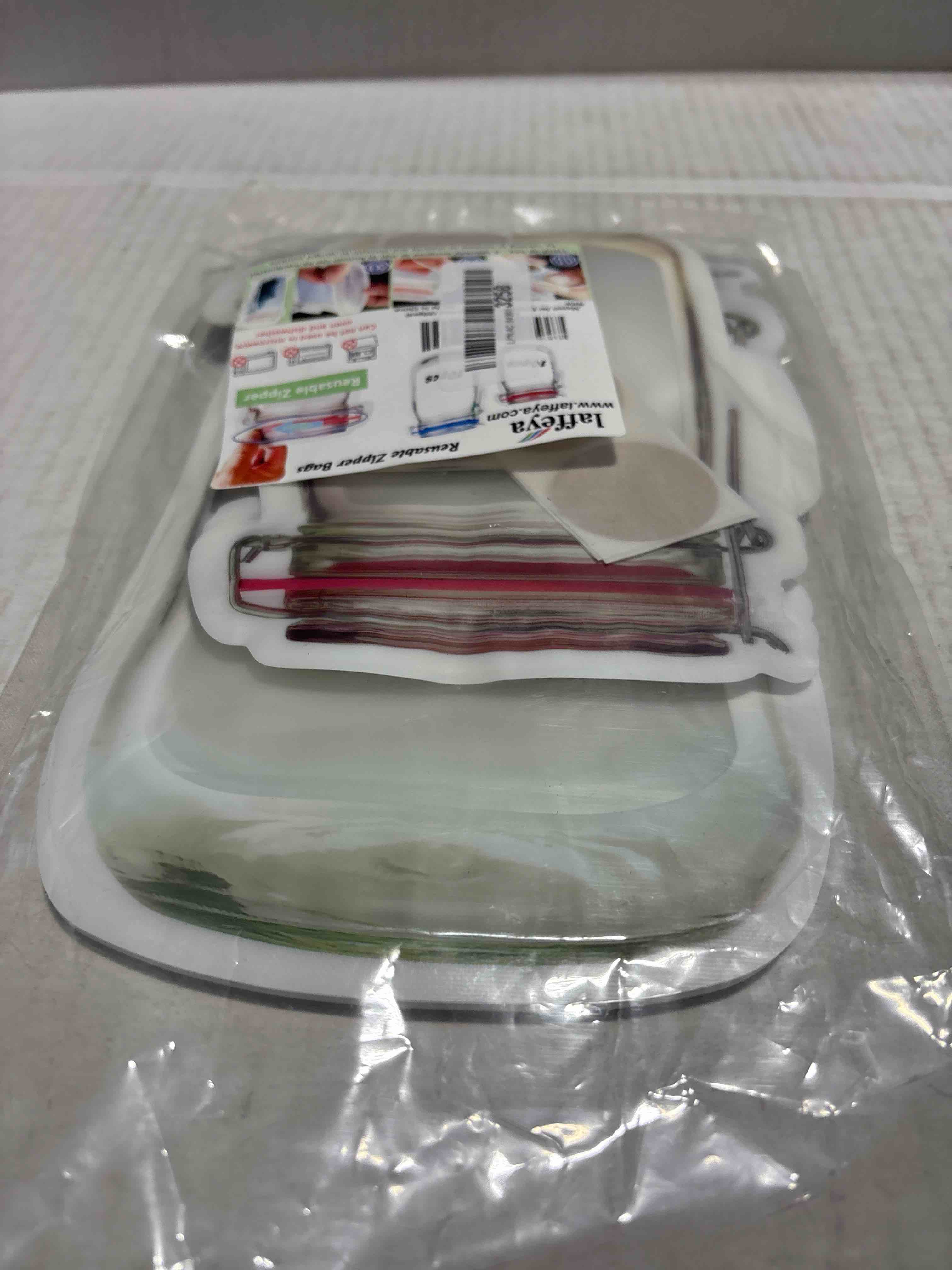 Condition photo showing New/Like New for laffeya 20 Reusable Mason Jar Bags for Cookies, Nuts, Candies, Great for Picnics, Camping, Sealable Spice Storage Bags