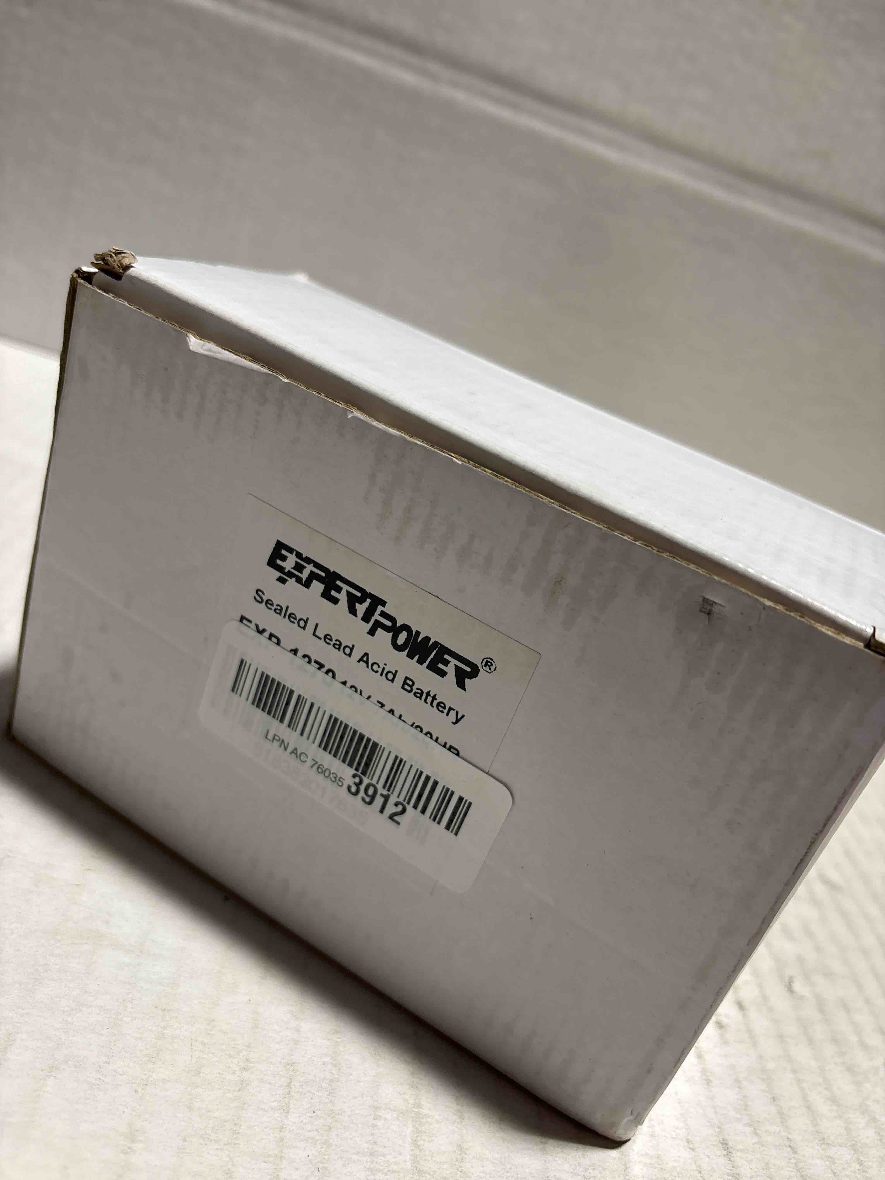 Condition photo showing New/Like New for ExpertPower 12v 7ah Rechargeable Sealed Lead Acid Battery 1 Pack Battery