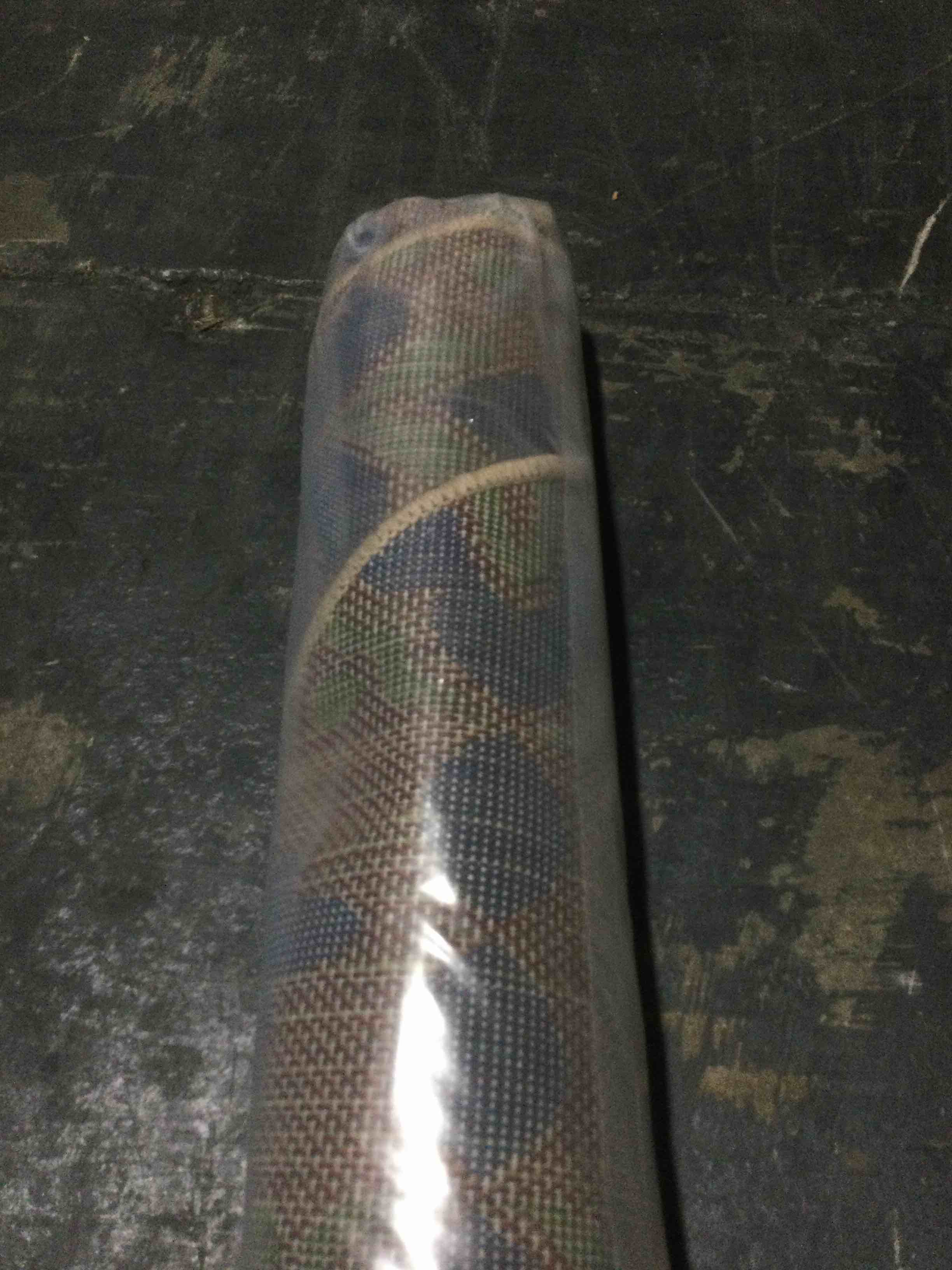 Condition photo showing New/Like New for ultimate innovations 92’ round area rug, blue/green