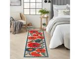 nourison 2’2” x 7’6” daisy bouquet runner rug