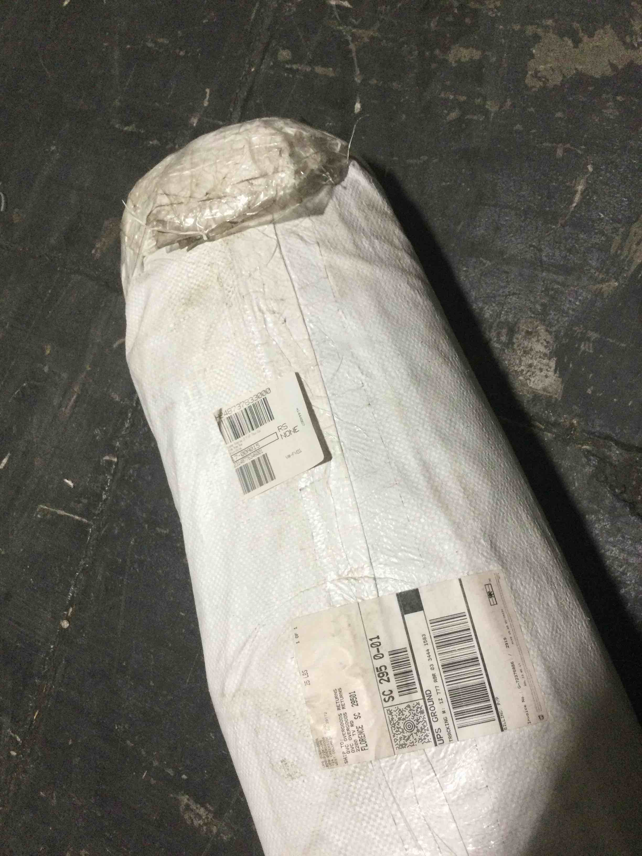 Condition photo showing New/Like New for sister road by jg 6’5”x8 faux cow hide area rug, brown/white