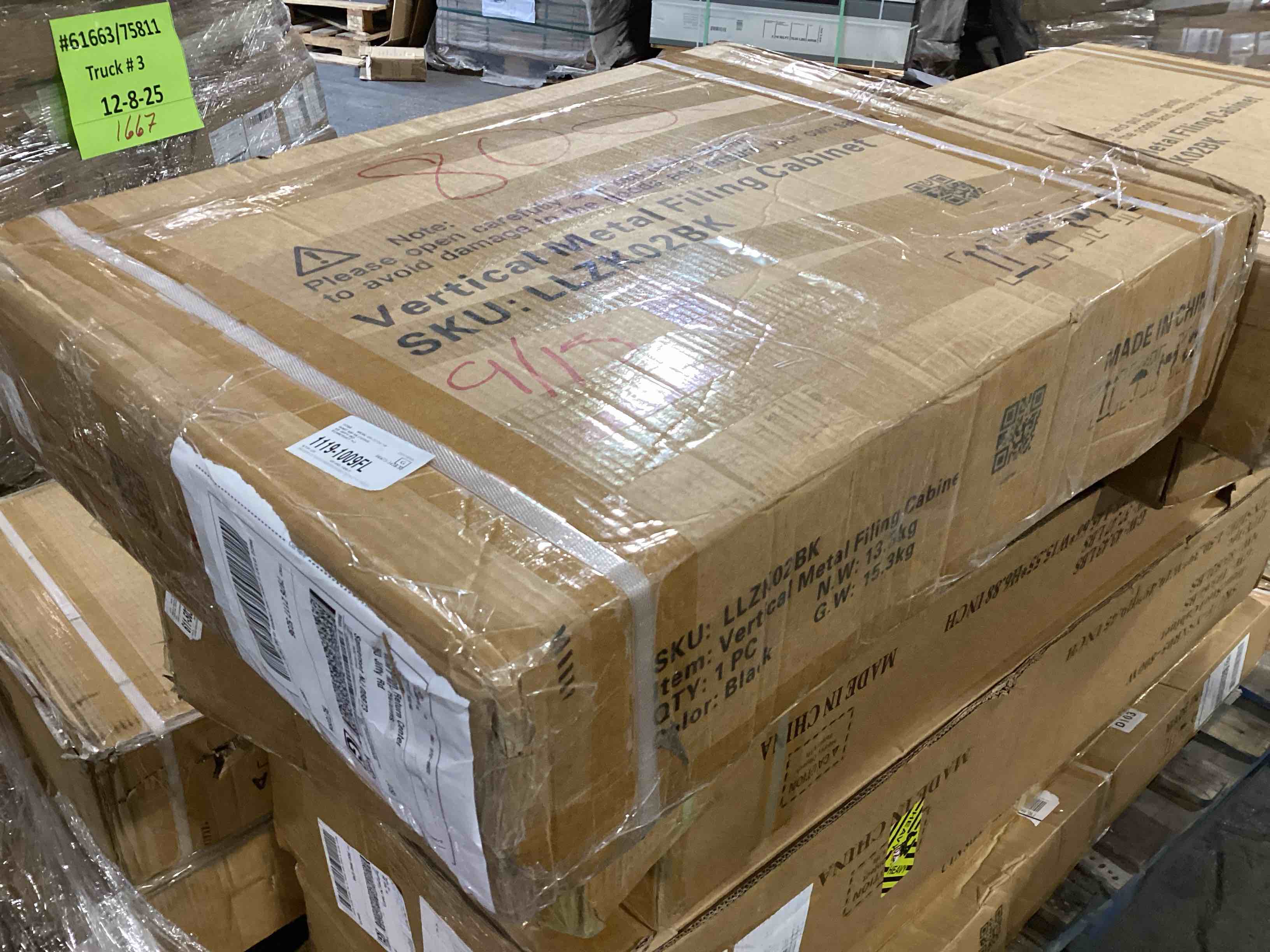 Condition photo showing Good Condition for 2-Drawer Vertical Metal Filing Cabinet, Black 