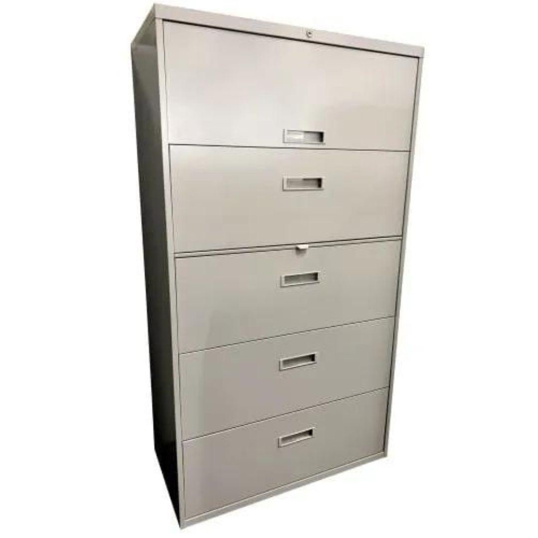 Steelcase 800 Series 5-Drawer Lateral File, 36?W