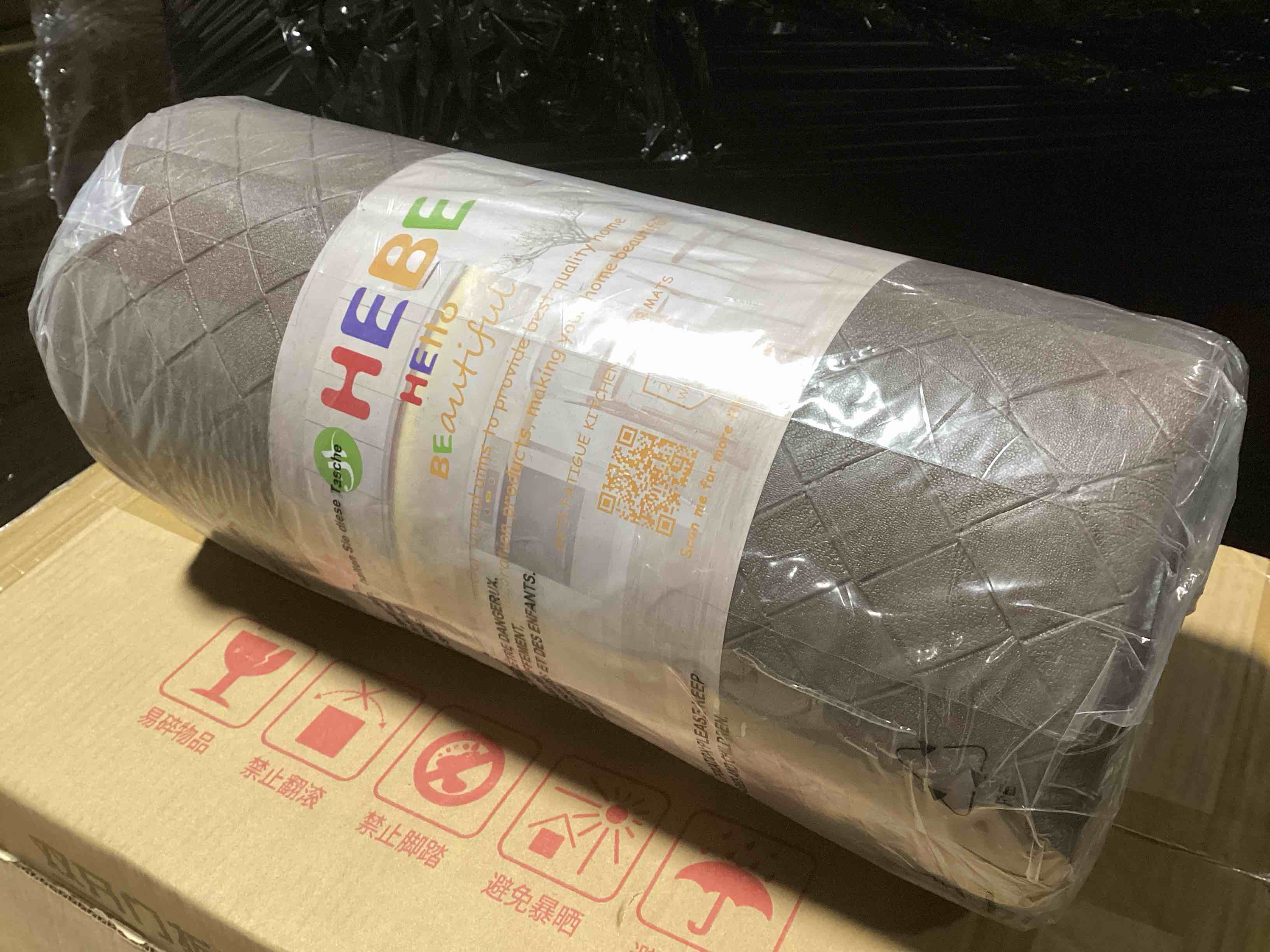 Condition photo showing New/Like New for HEBE Kitchen Mat Cushioned Anti Fatigue Kitchen Floor Mat Runner 20"x60" Non Slip Kitchen Mats for Floor Waterproof Kitchen Rugs and Mats Comfort Mat for Standing Desk,Sink,Laundry