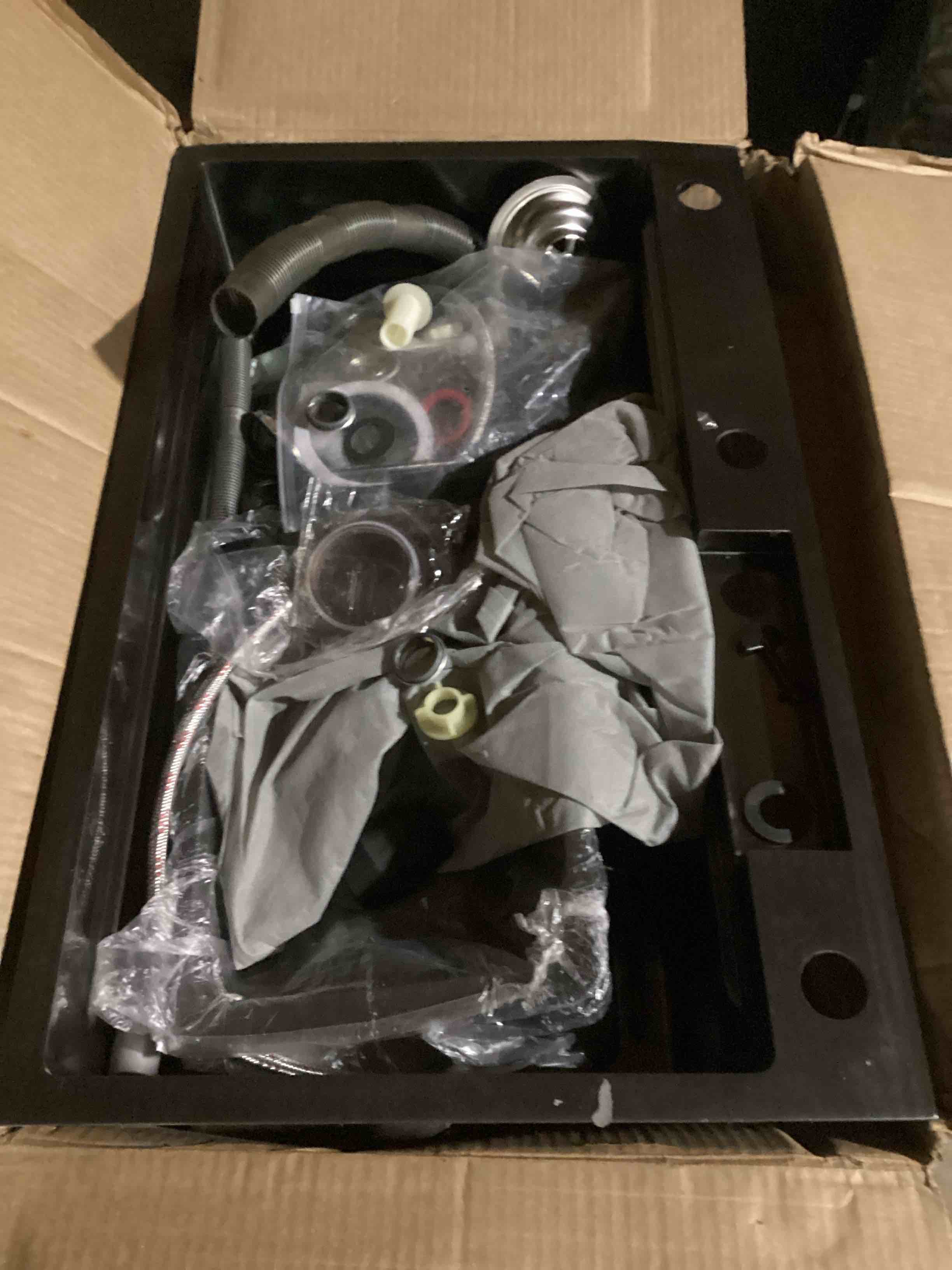 Condition photo showing Good Condition for Black Stainless Steel Sink