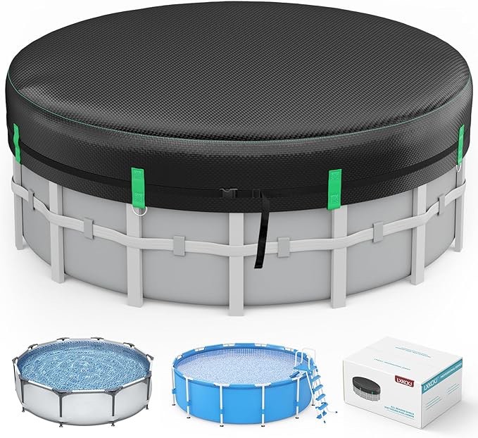 LXKCKJ 33 Ft Winter Pool Covers for Above Ground Pools