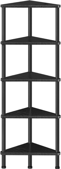 Black Metal Corner Shelf