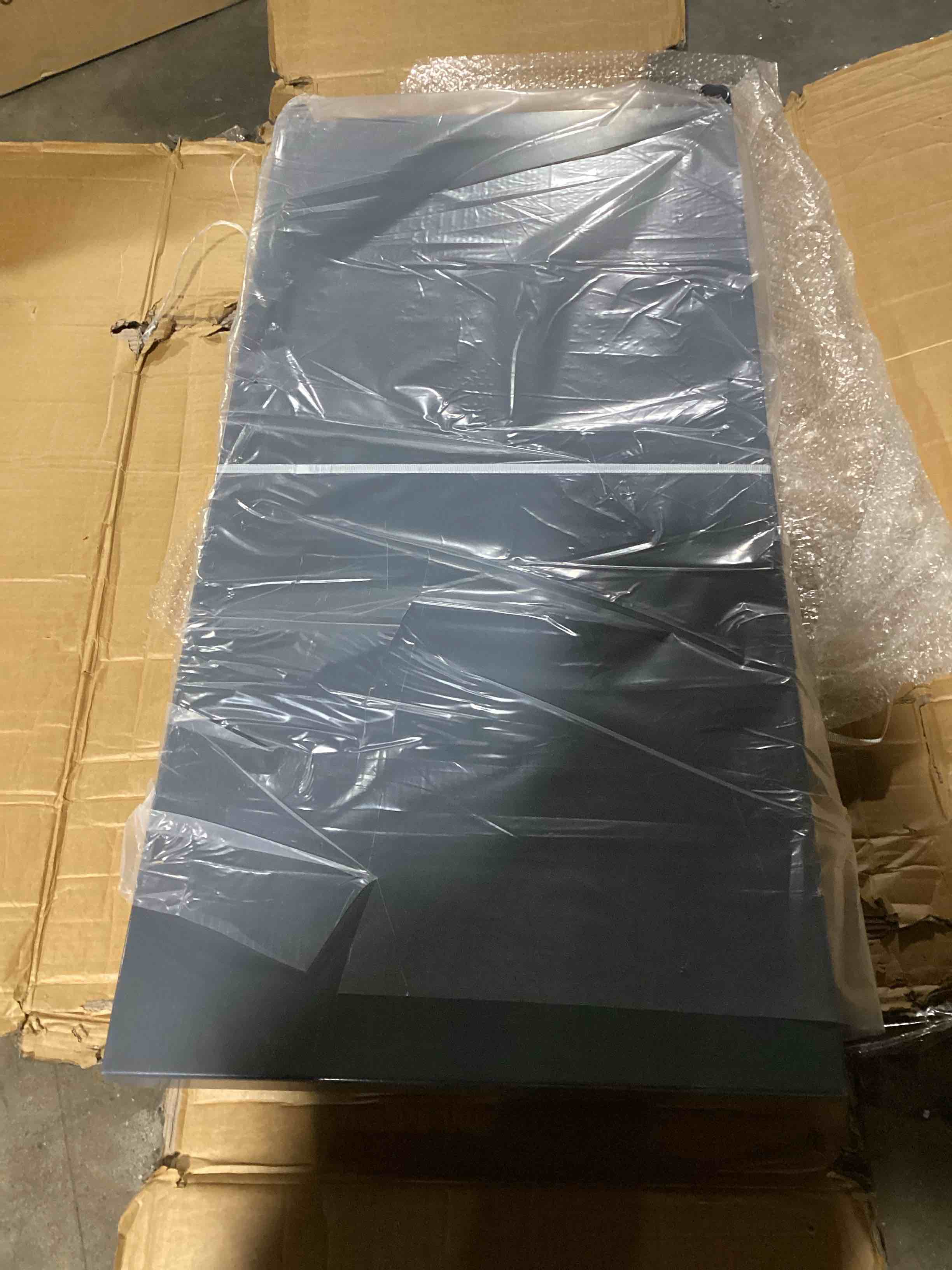 1-Tier 48-Inch Metal Work Table With Casters 