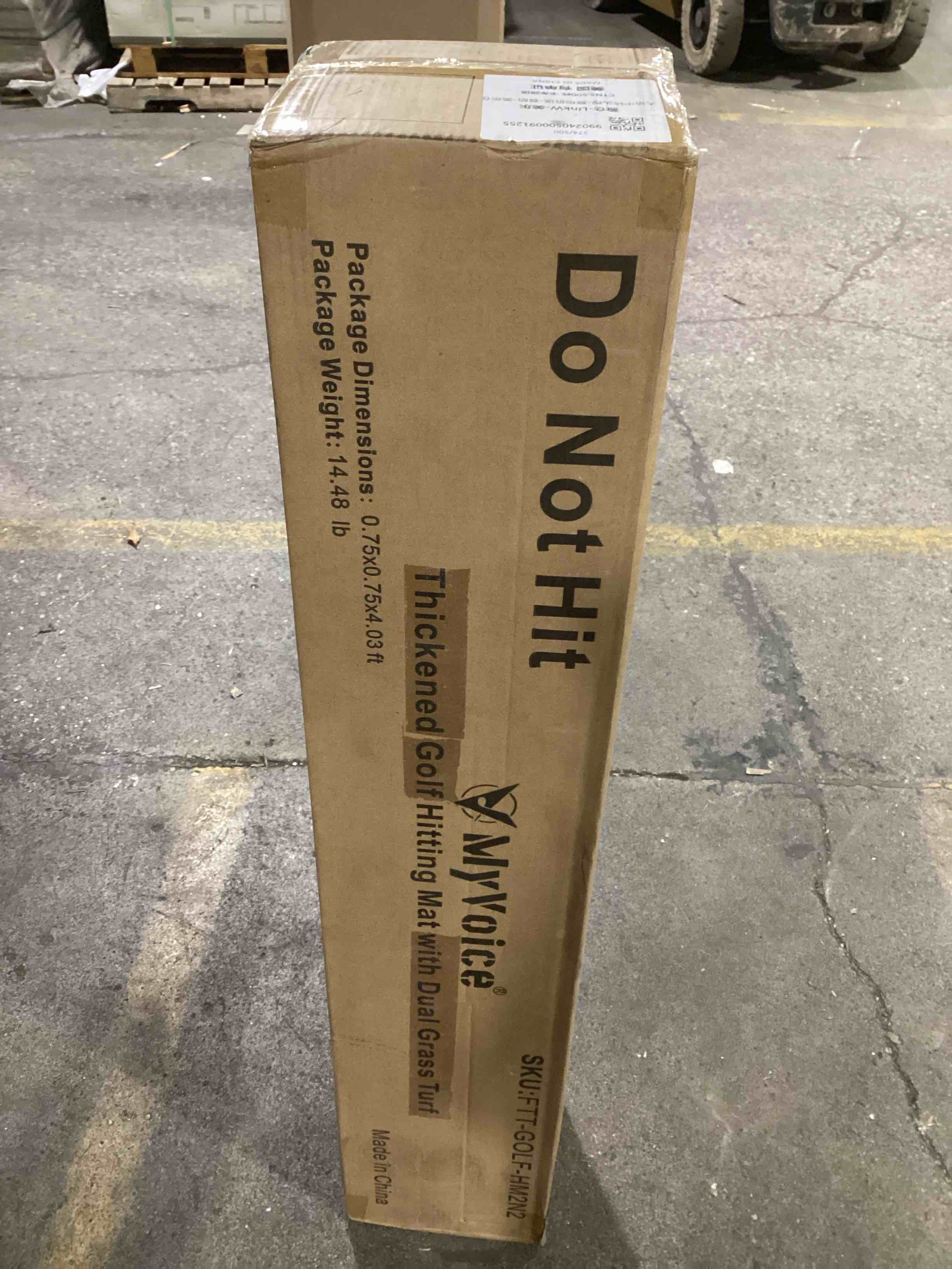 Condition photo showing New/Like New for MyVoice Golf Hitting Mat Set - 5x4 ft, Interchangeable Inserts for Precision Drives, Chips, Swings, Putts - Ideal Indoor & Outdoor Practice, Perfect G