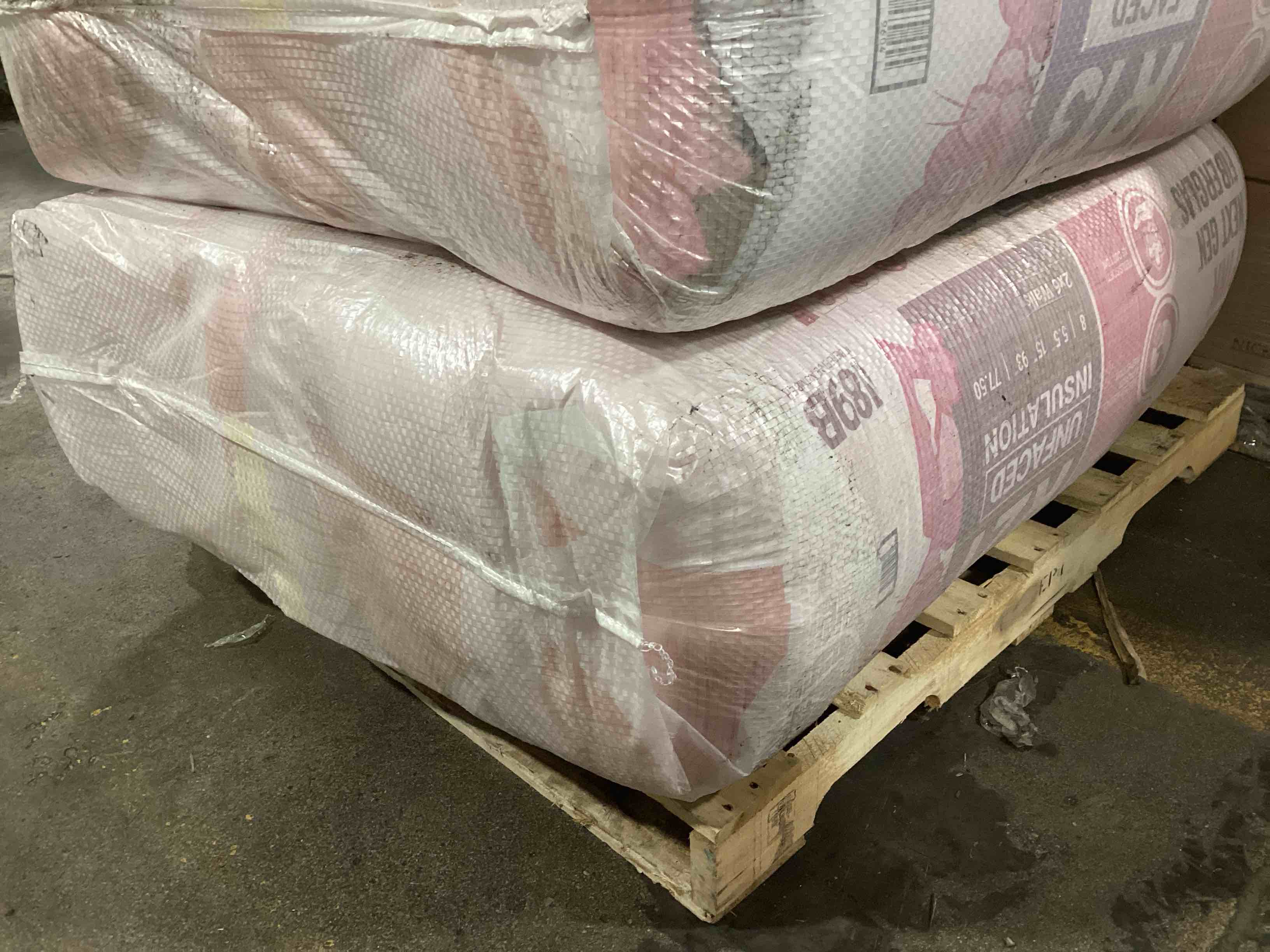 5 Bags of Owen’s Corning R-21 Pink Next Gen Fiberglass Unfaced Batt Insulation, 5.5in x 15in x 93in, 8 Pieces Per Bag And 77.50 Sq.Ft. Per Bag, Your Bid Per Bag