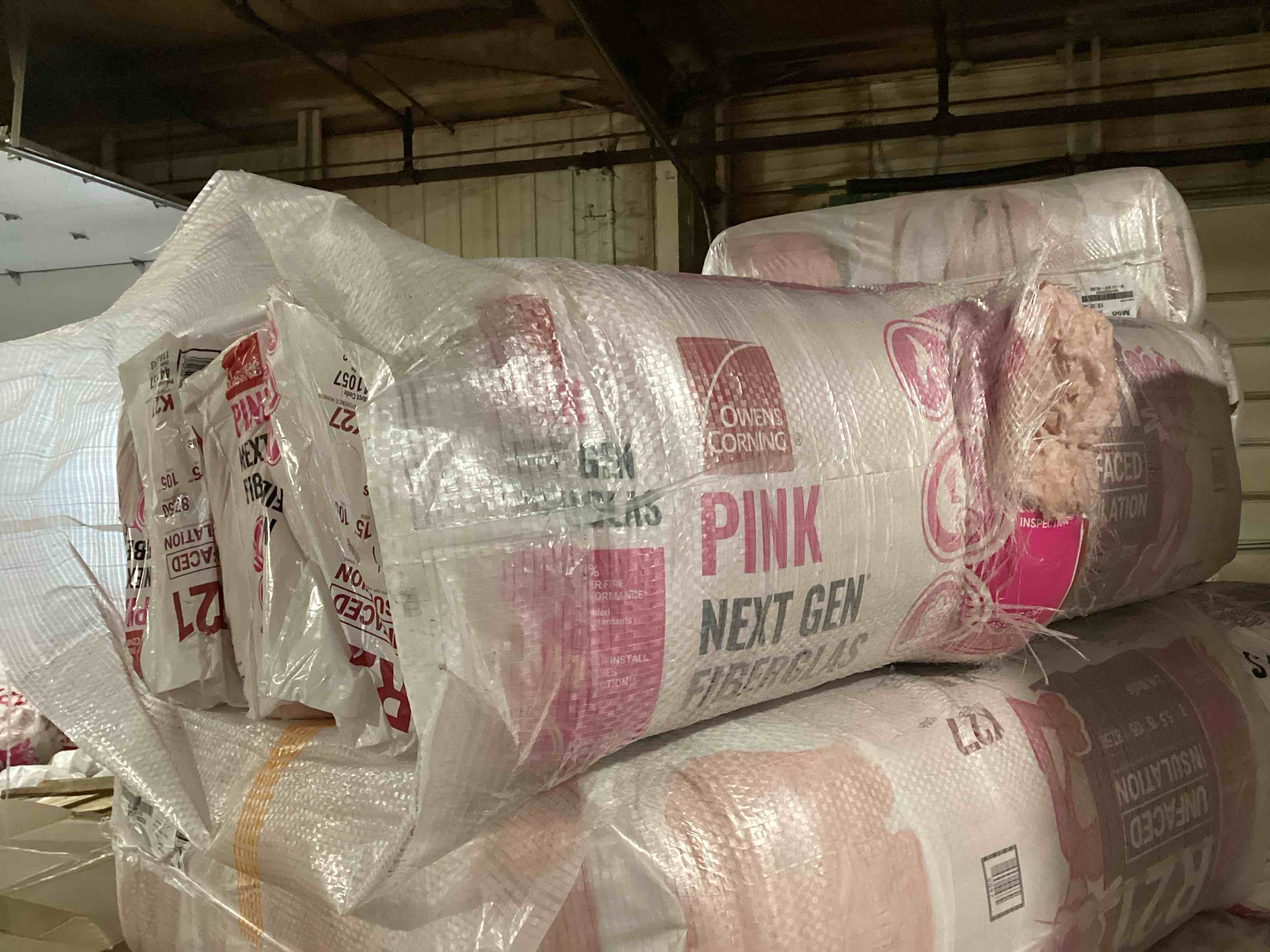 5 Bags of Owen’s Corning R-21 Pink Next Gen Fiberglass Unfaced Batt Insulation, 5.5in x 15in x 105in, 8 Pieces Per Bag And 87.50 Sq.Ft. Per Bag, Your Bid Per Bag