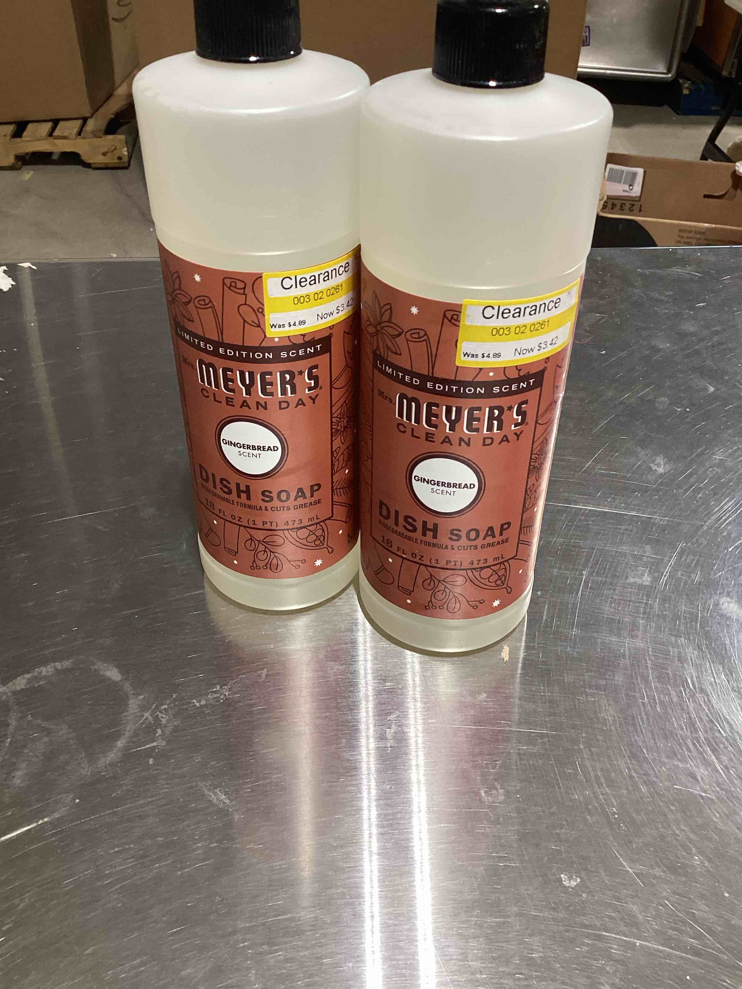 Mrs. Meyer's Clean Day Dish Soap - Gingerbread - 16 fl oz