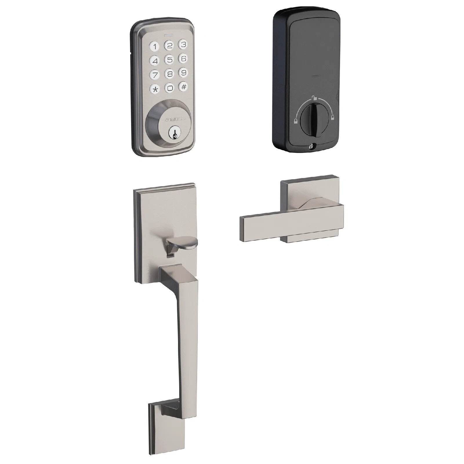 Zomoss DZSet: Handleset with Electronic Deadbolt