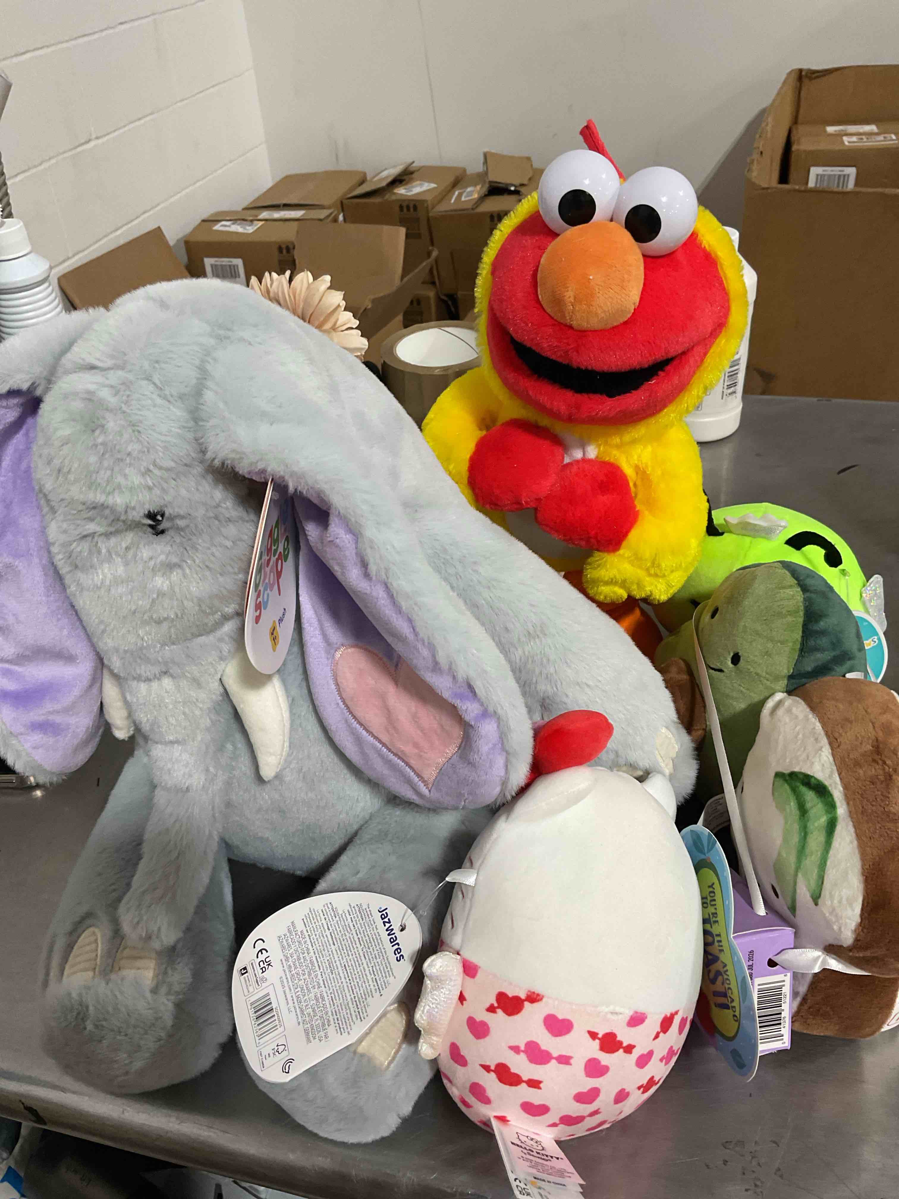 assorted Stuffed animals